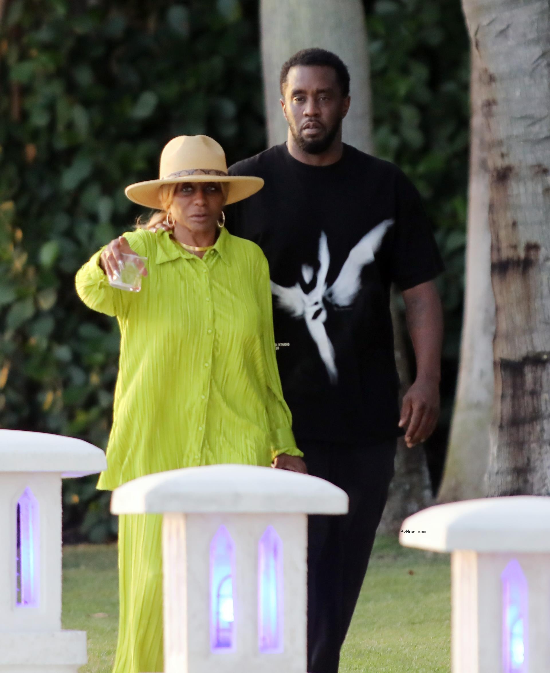 Diddy and his mom Janice