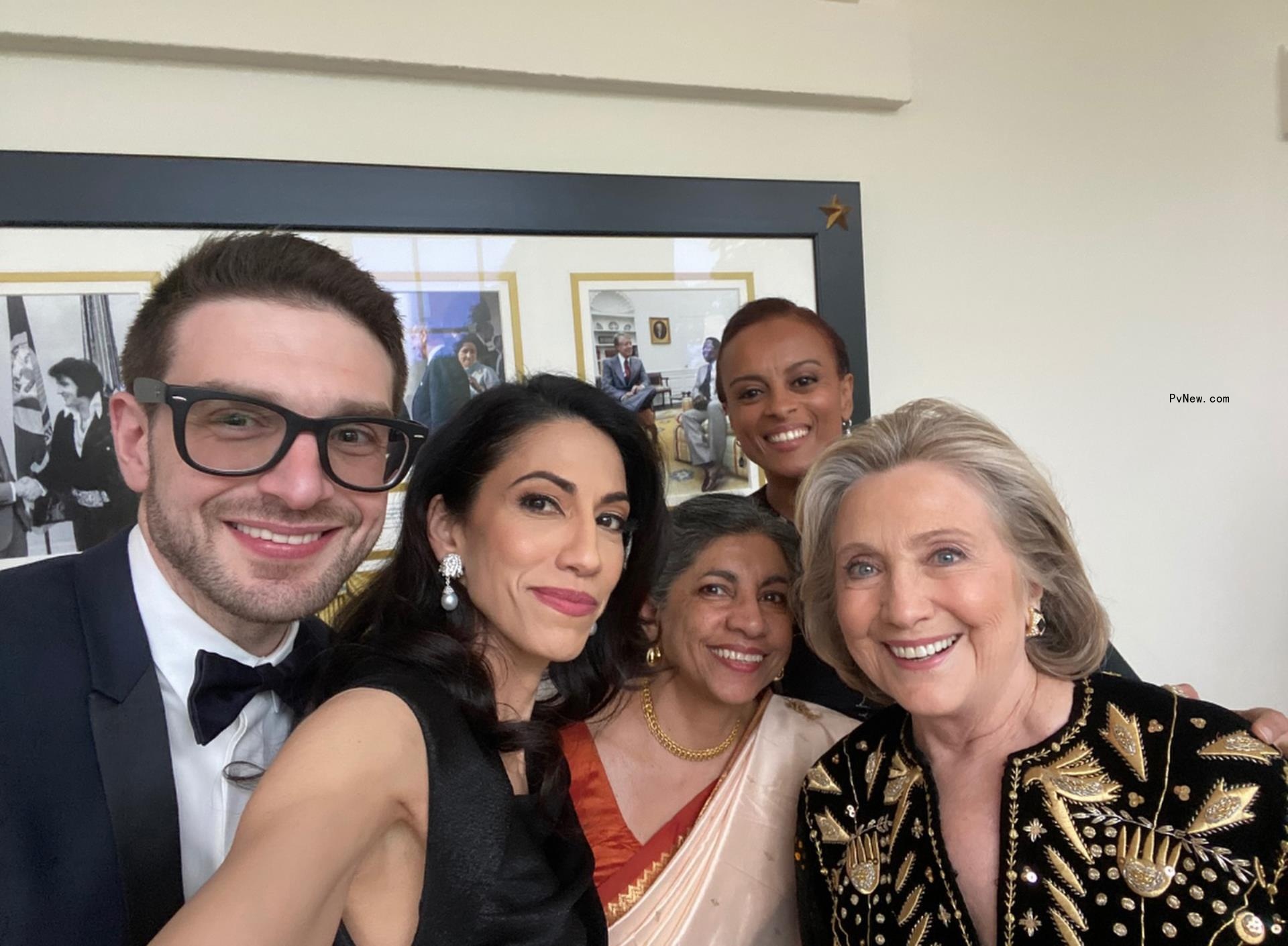 Huma Abedin, Alex Soros, Hilary Clinton