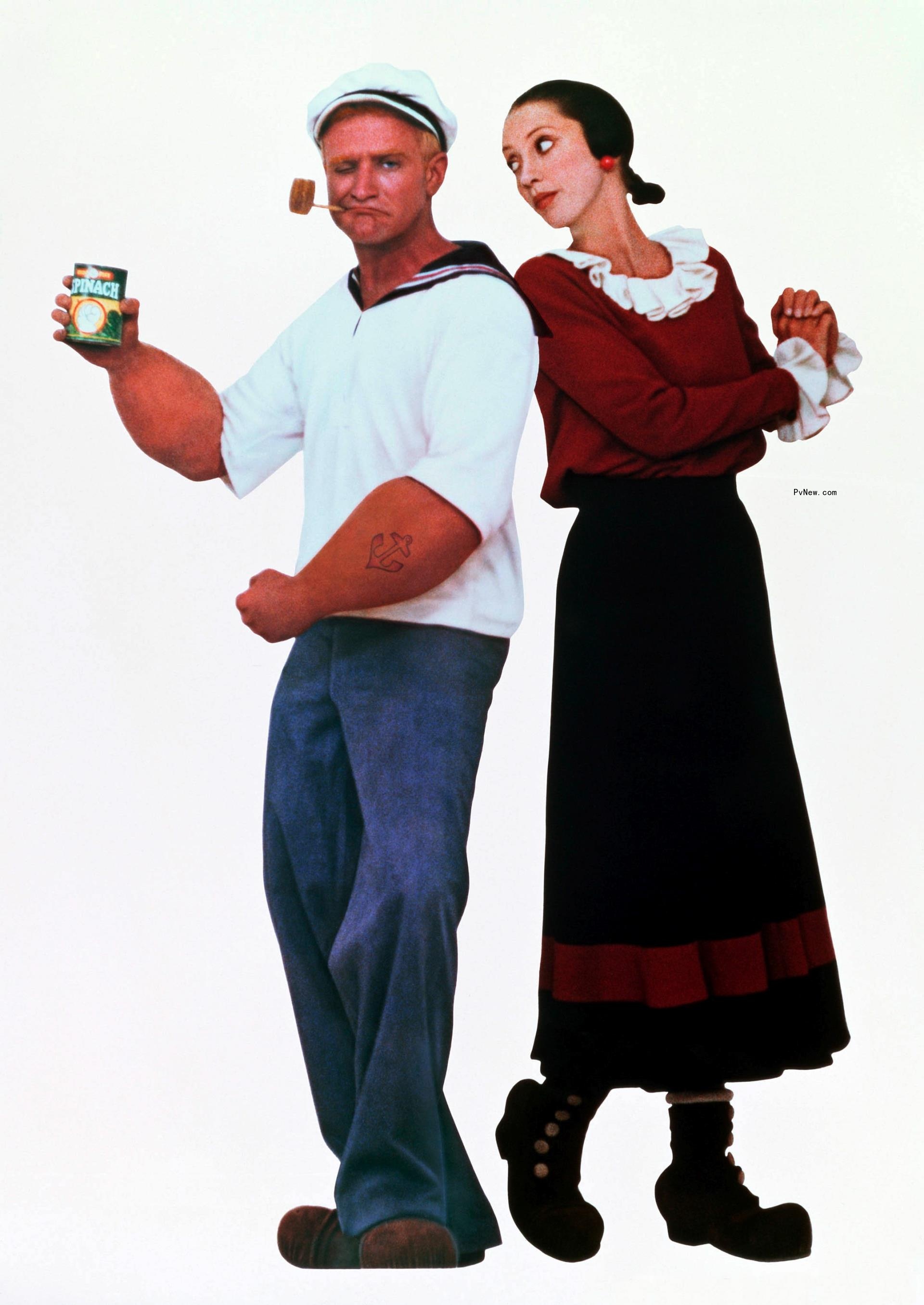 Robin Williams and Shelley Duvall in