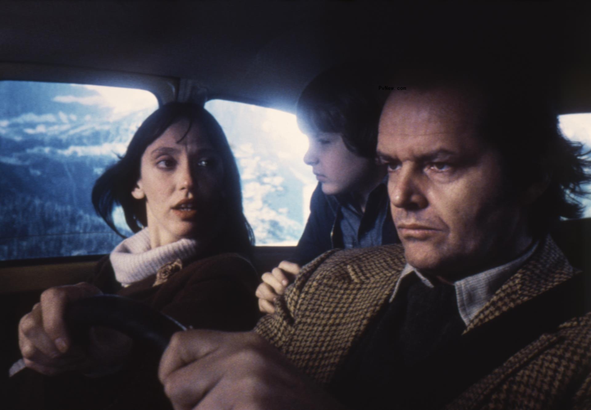 Jack Nicholson, Danny Lloyd and Shelley Duvall in