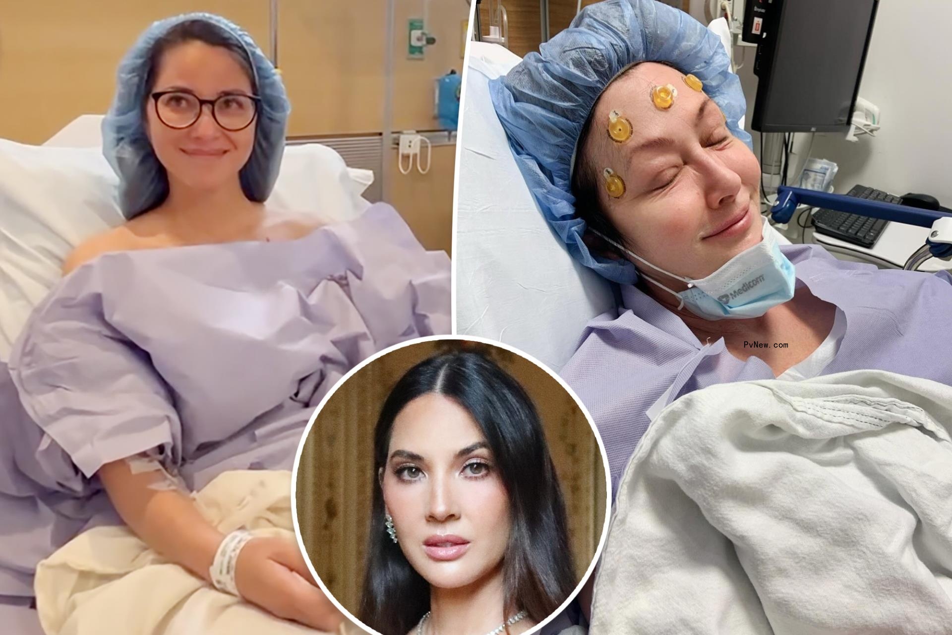 Olivia Munn and Shannen Doherty