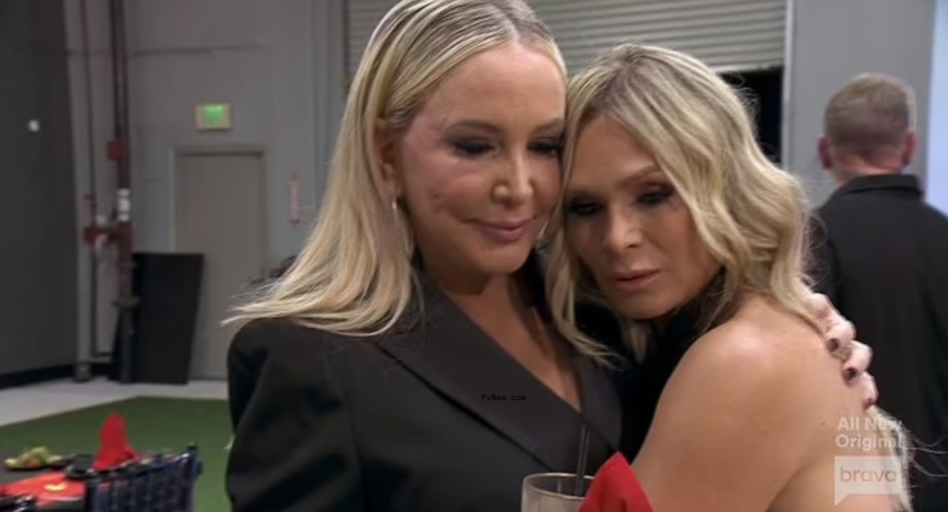 Shannon Beador and Tamra Judge hugging