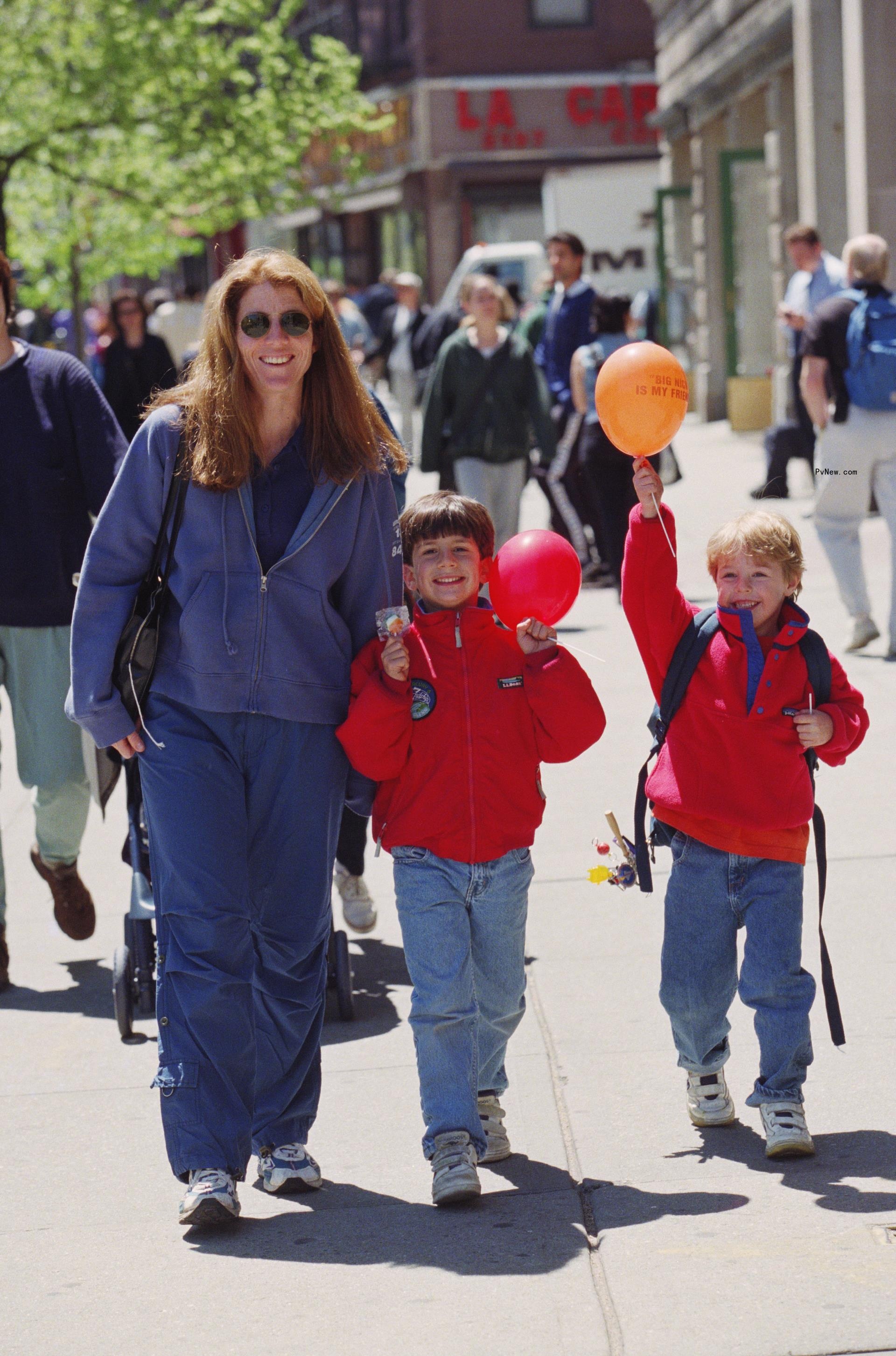 Caroline Kennedy with her son Jack Schlossberg as a kid.