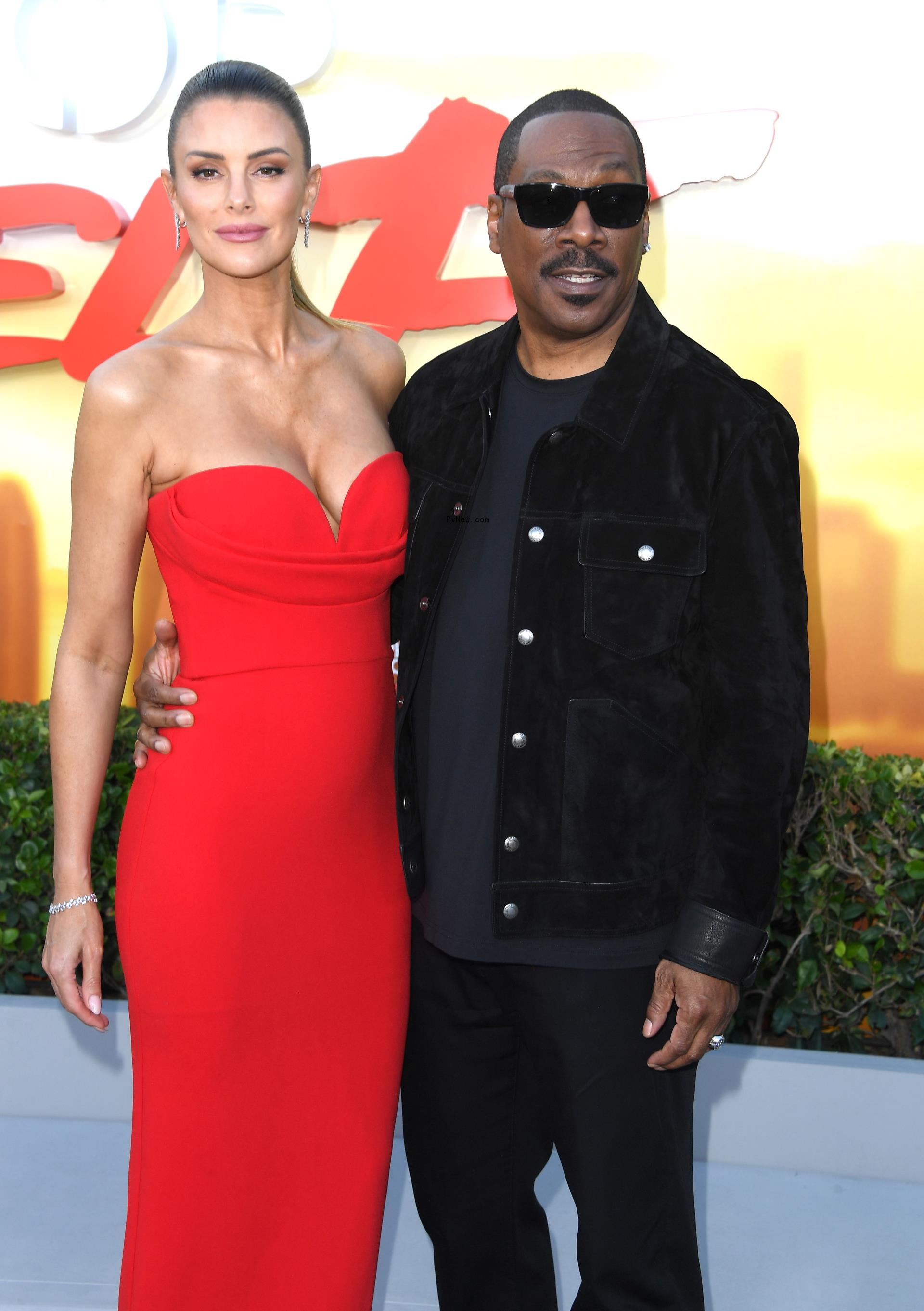 Paige Butcher and Eddie Murphy
