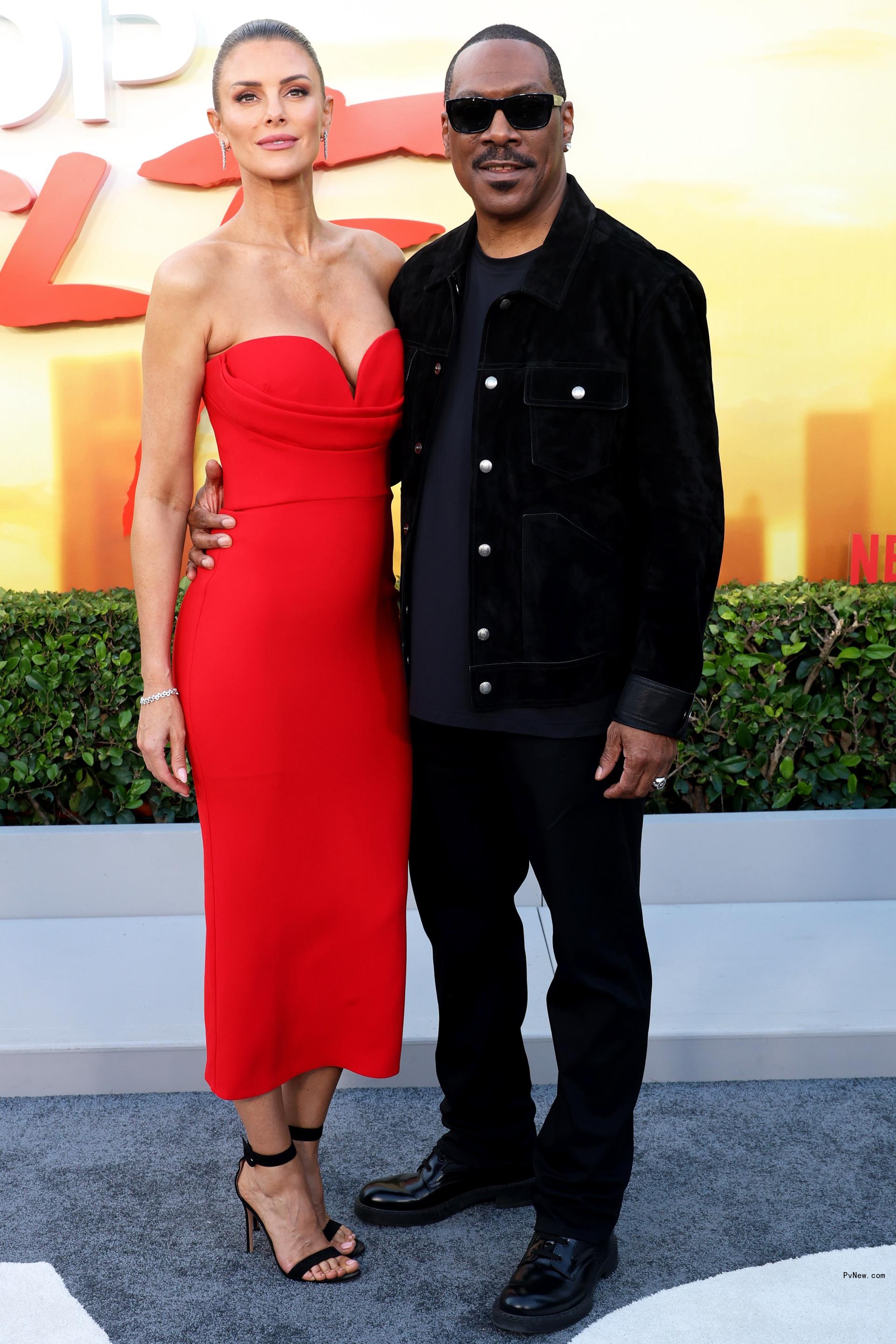 Paige Butcher and Eddie Murphy