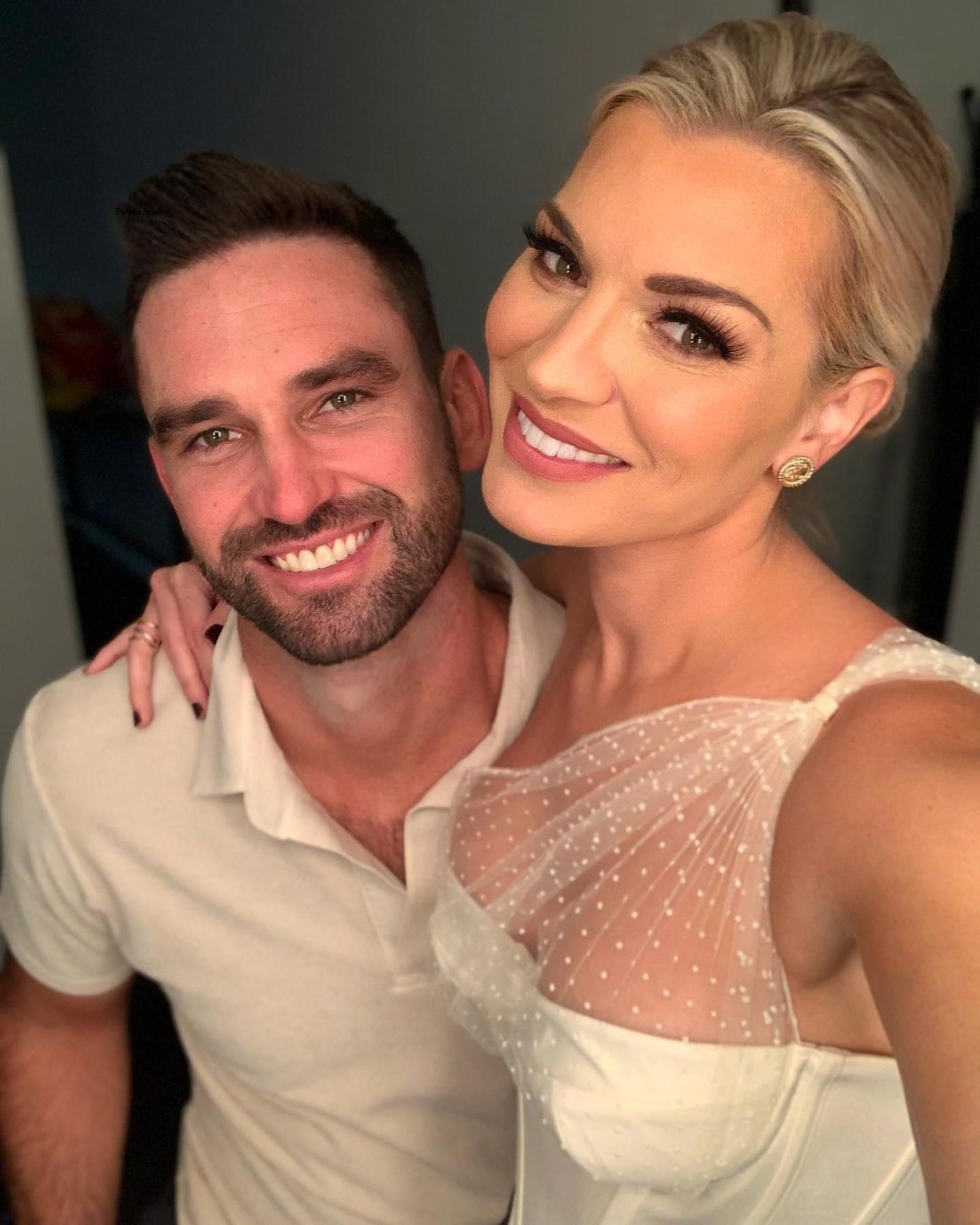 A selfie of Carl Radke and Lindsay Hubbard