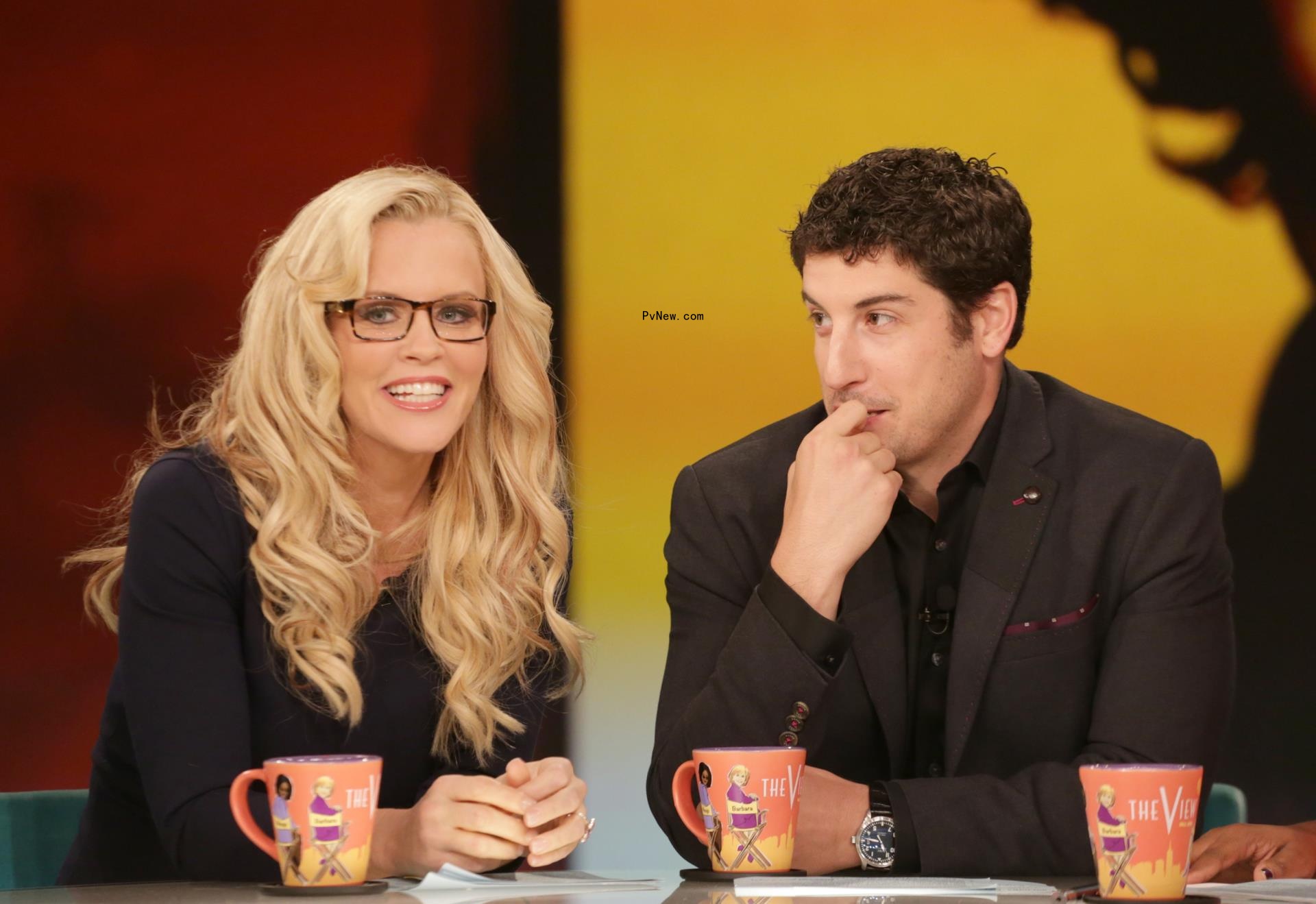Jenny McCarthy and Jason Biggs on 