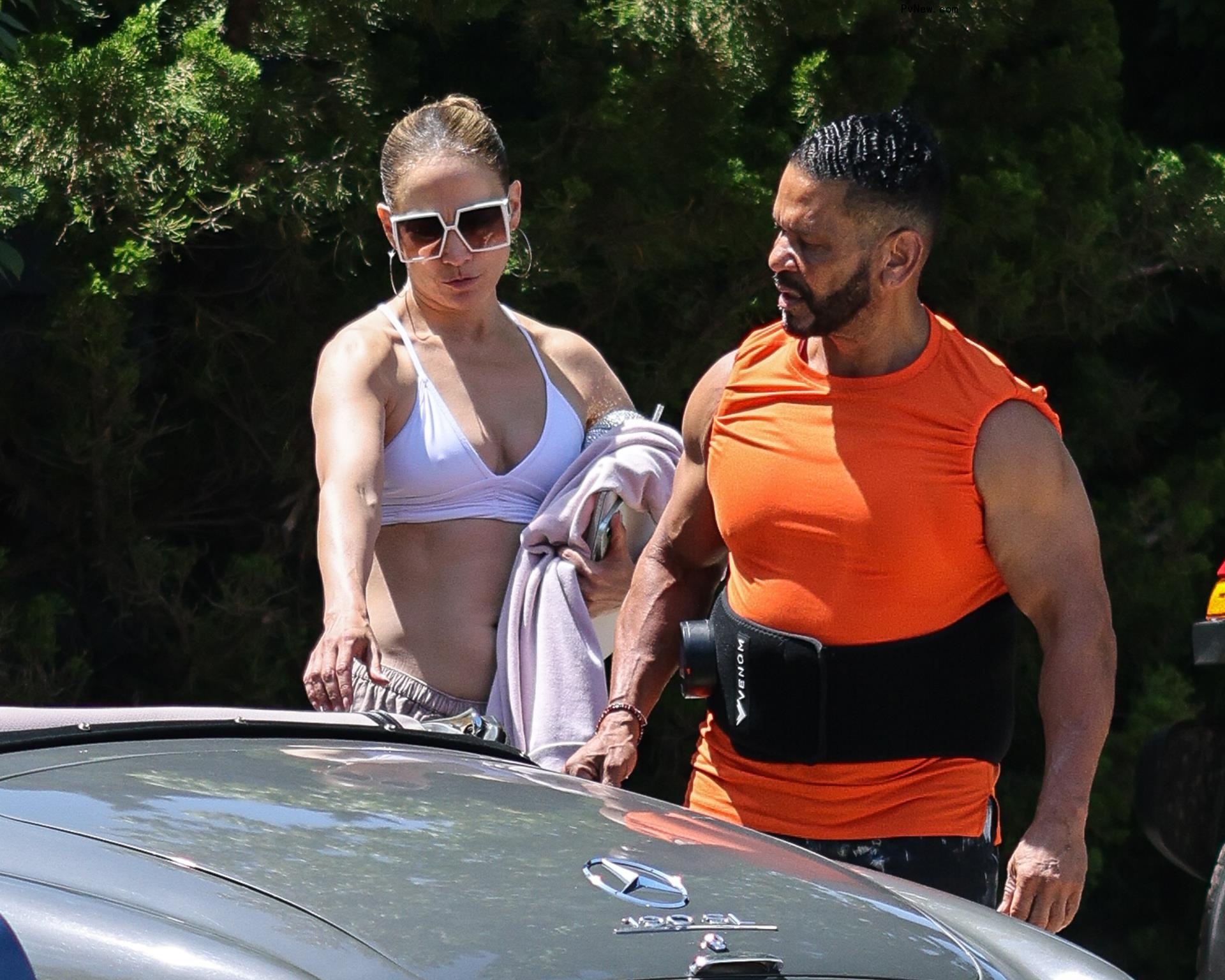 Jennifer Lopez and Benny Medina