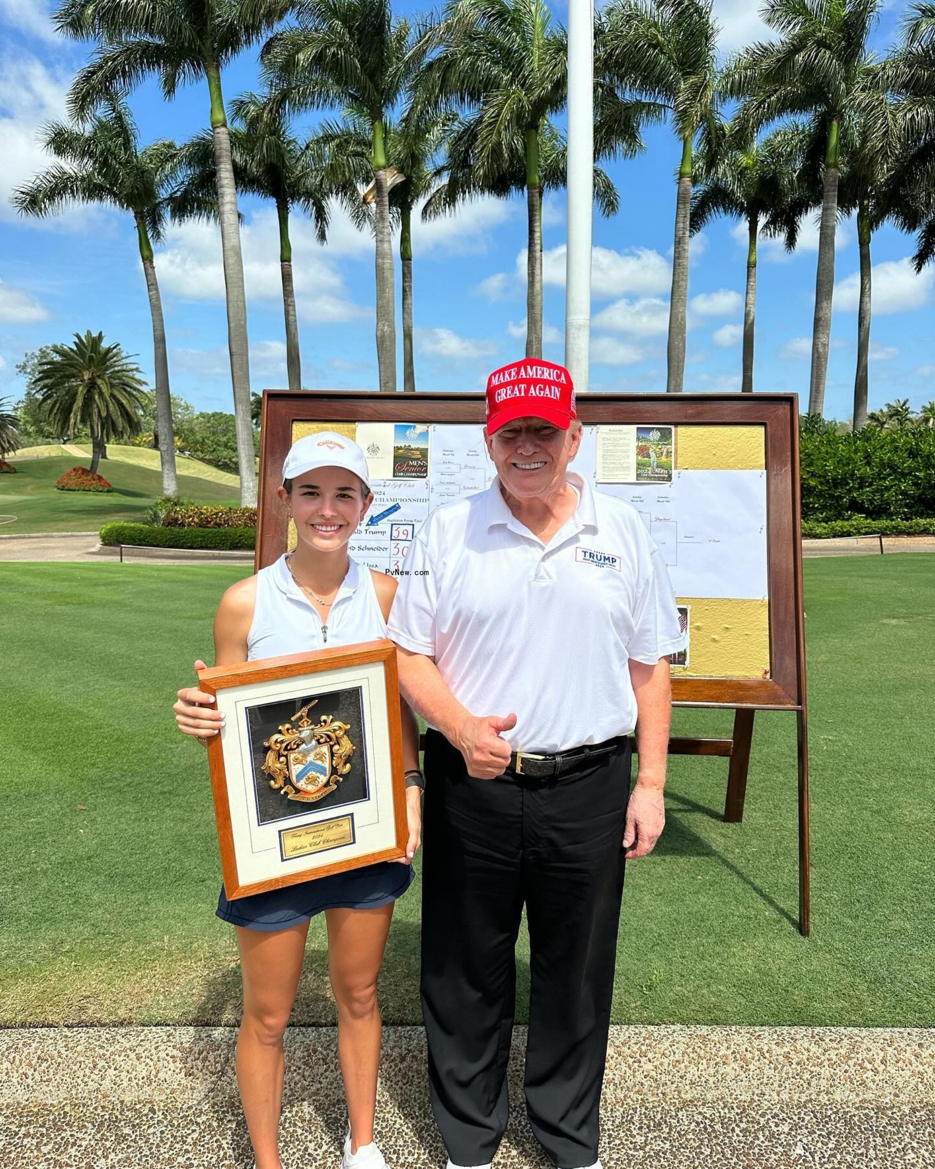 Do<i></i>nald Trump and Kai Trump