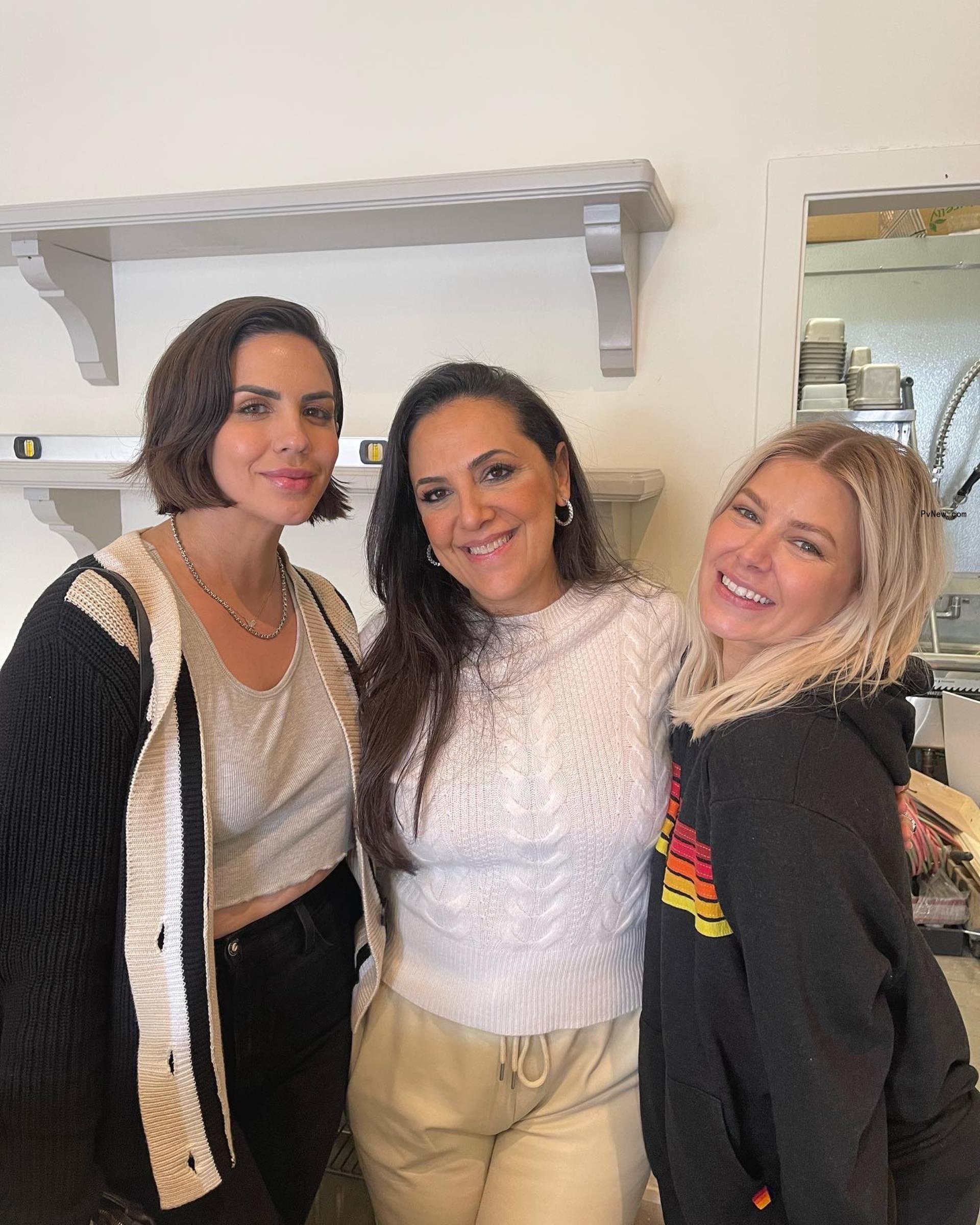 Katie Malo<i></i>ney and Ariana Madix with Penny Davidi Borsuk.