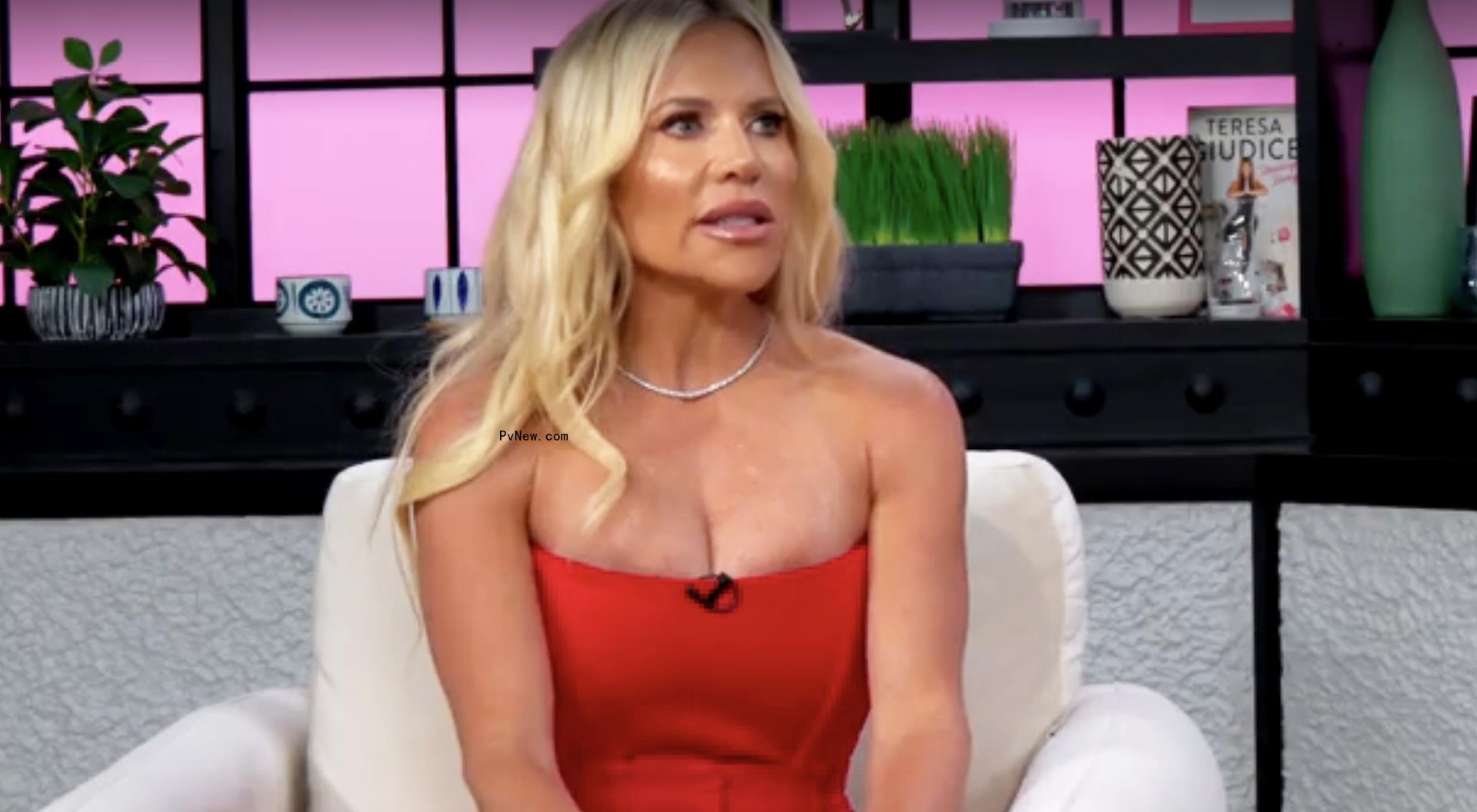 Jennifer Pedranti sitting and talking