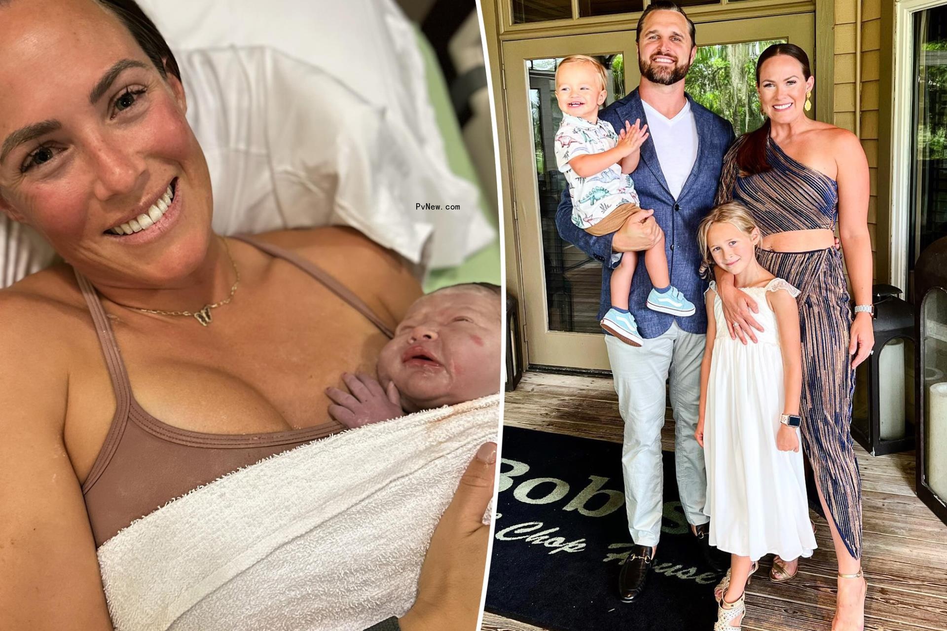 Kara Keough, Kyle Bosworth and their kids
