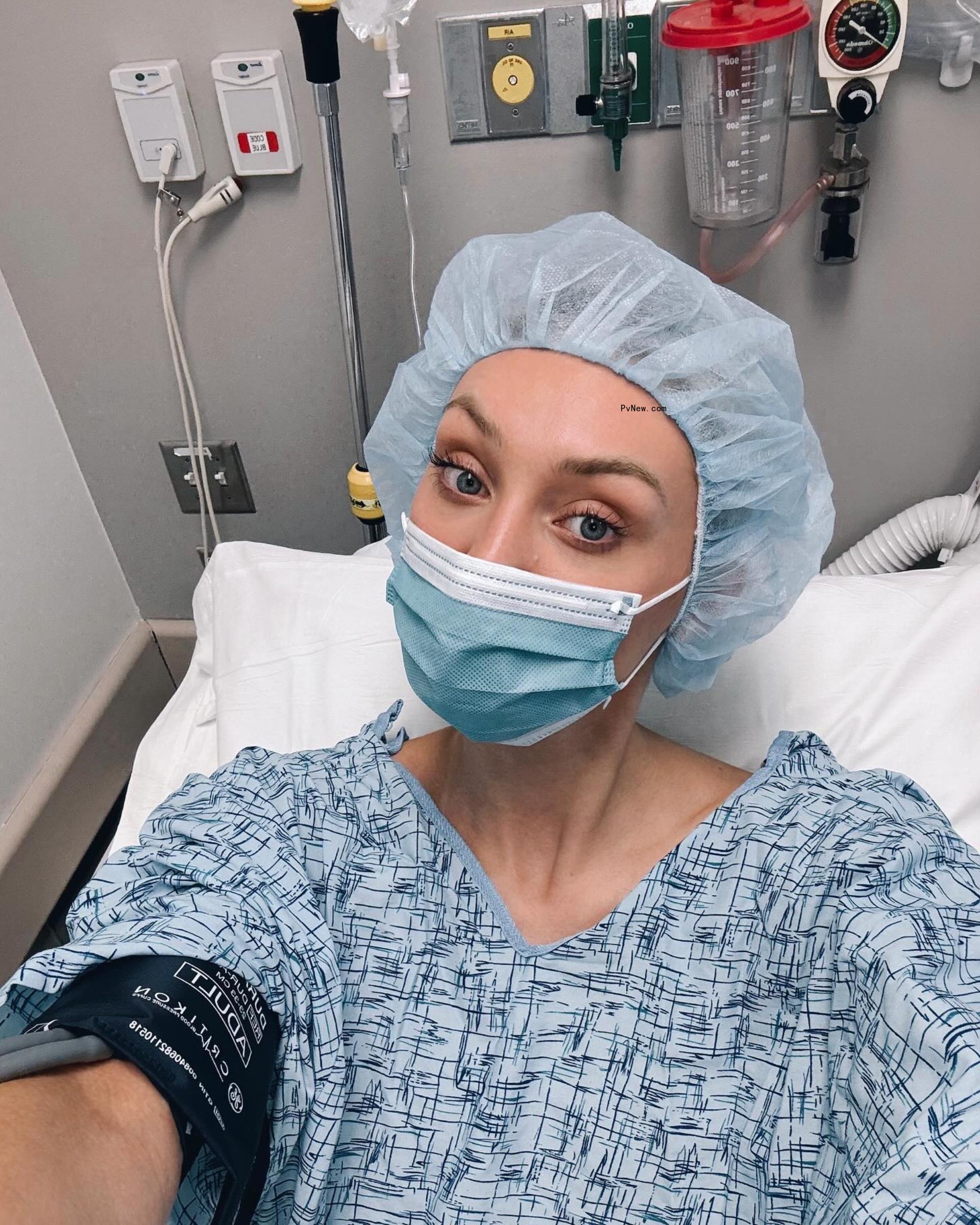 Cameron Brink after her ACL surgery. 