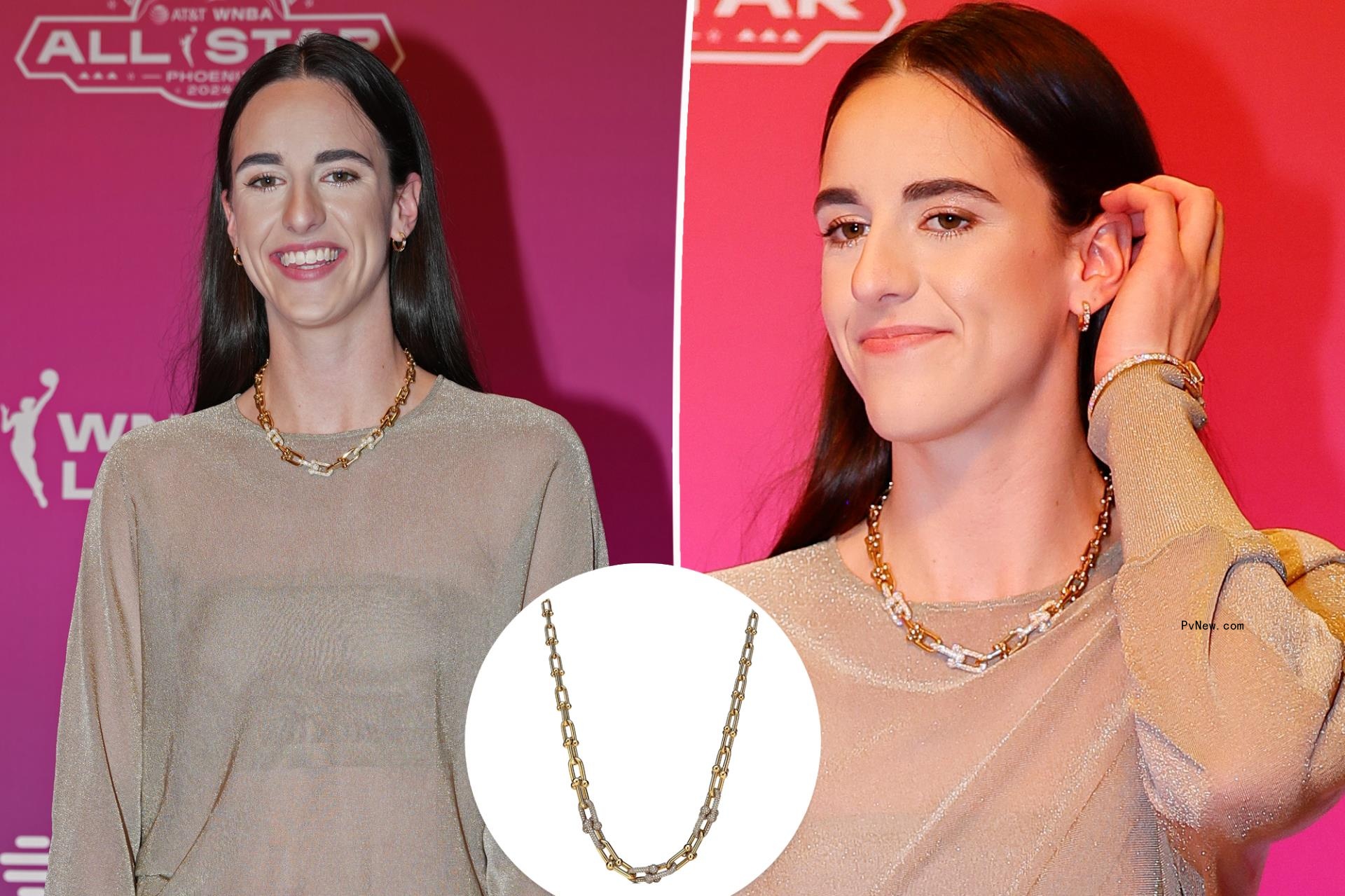 Caitlin Clark wows in $212K of Tiffany & Co. jewelry — more than double her WNBA salary — for All-Star Weekend