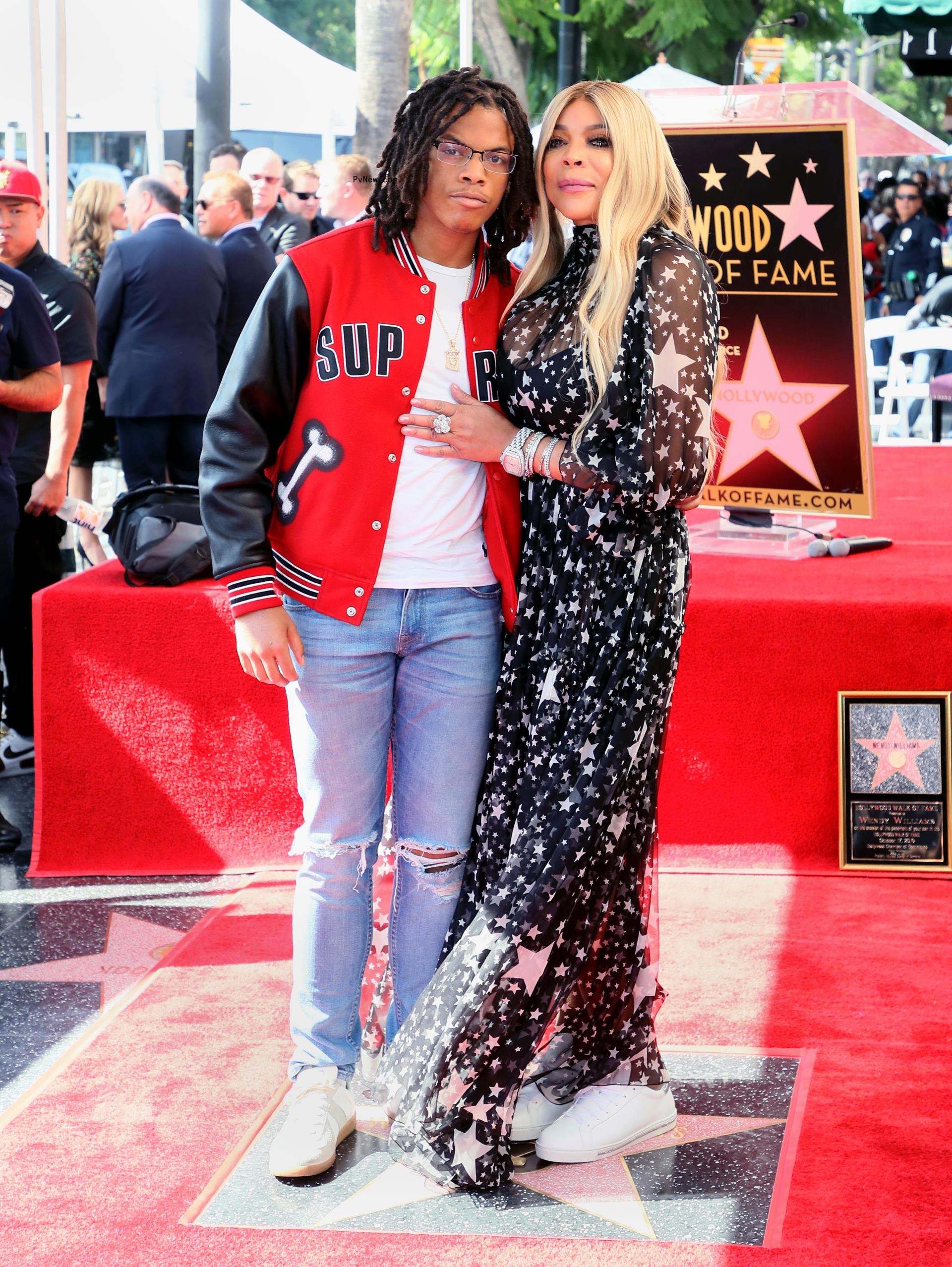 wendy williams and her son kevin hunter jr.