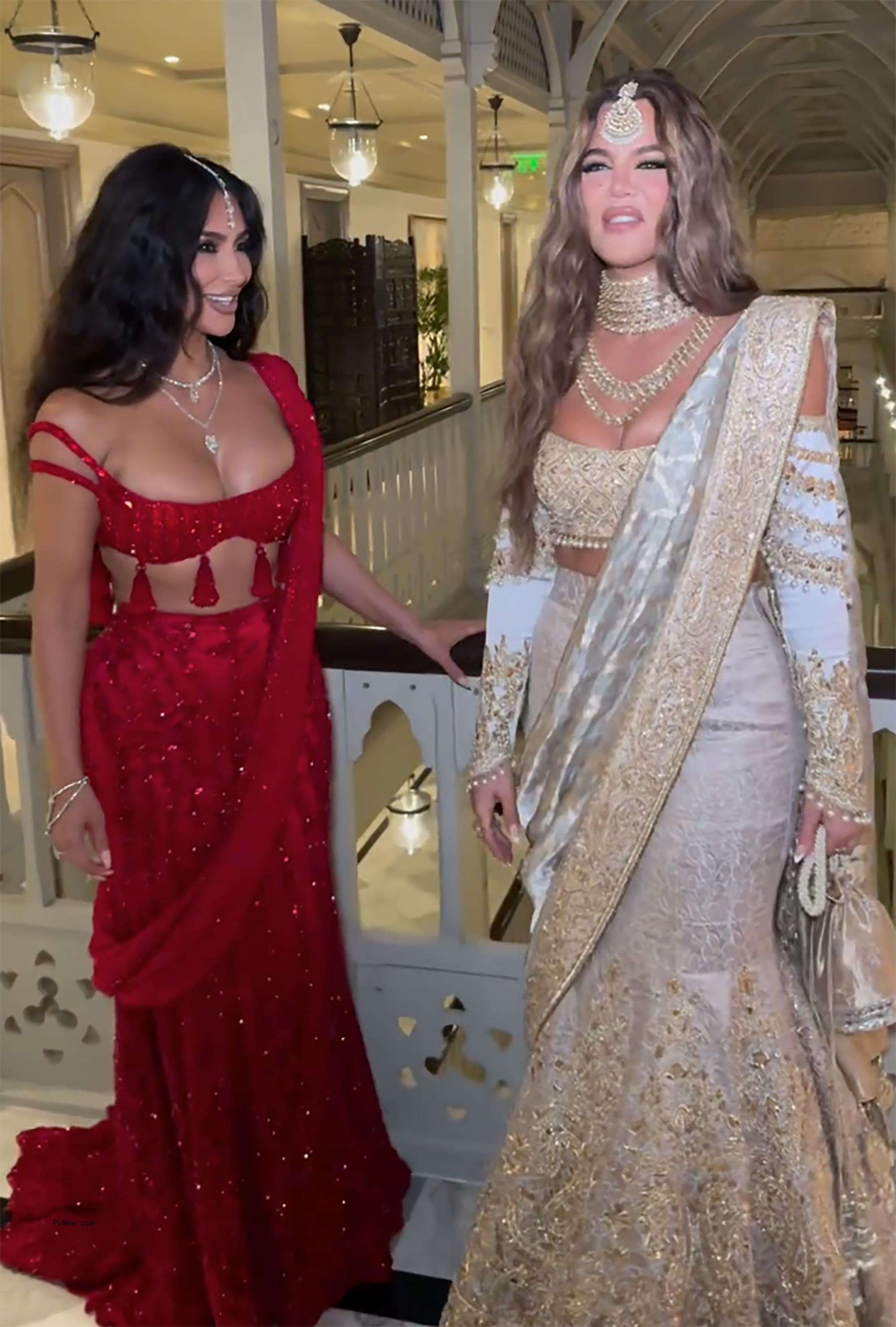 Kim and Khloé Kardashian