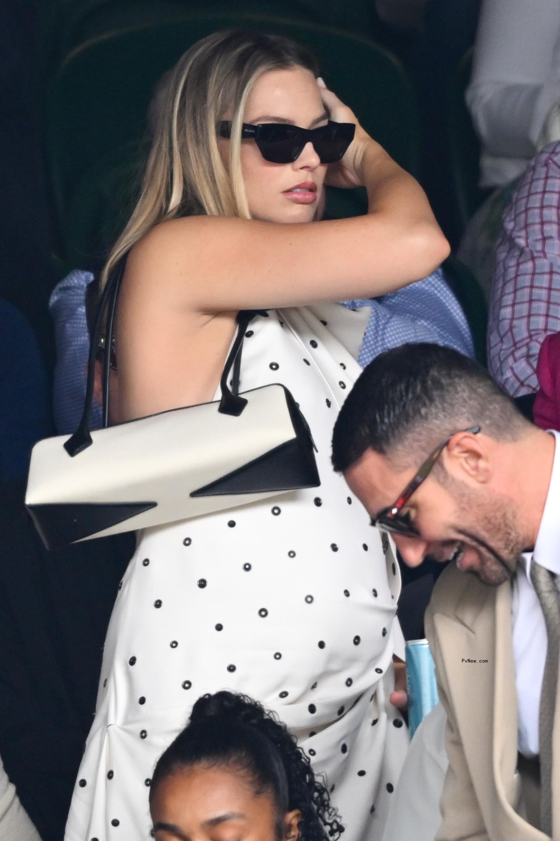 Margot Robbie at Wimbledon.