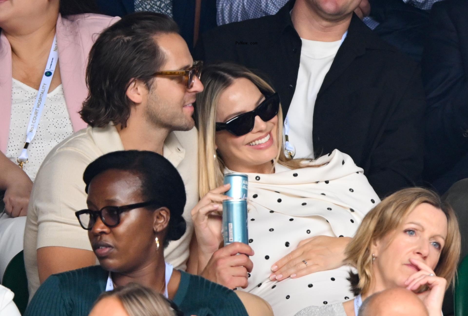 Margot Robbie and Tom Ackerley