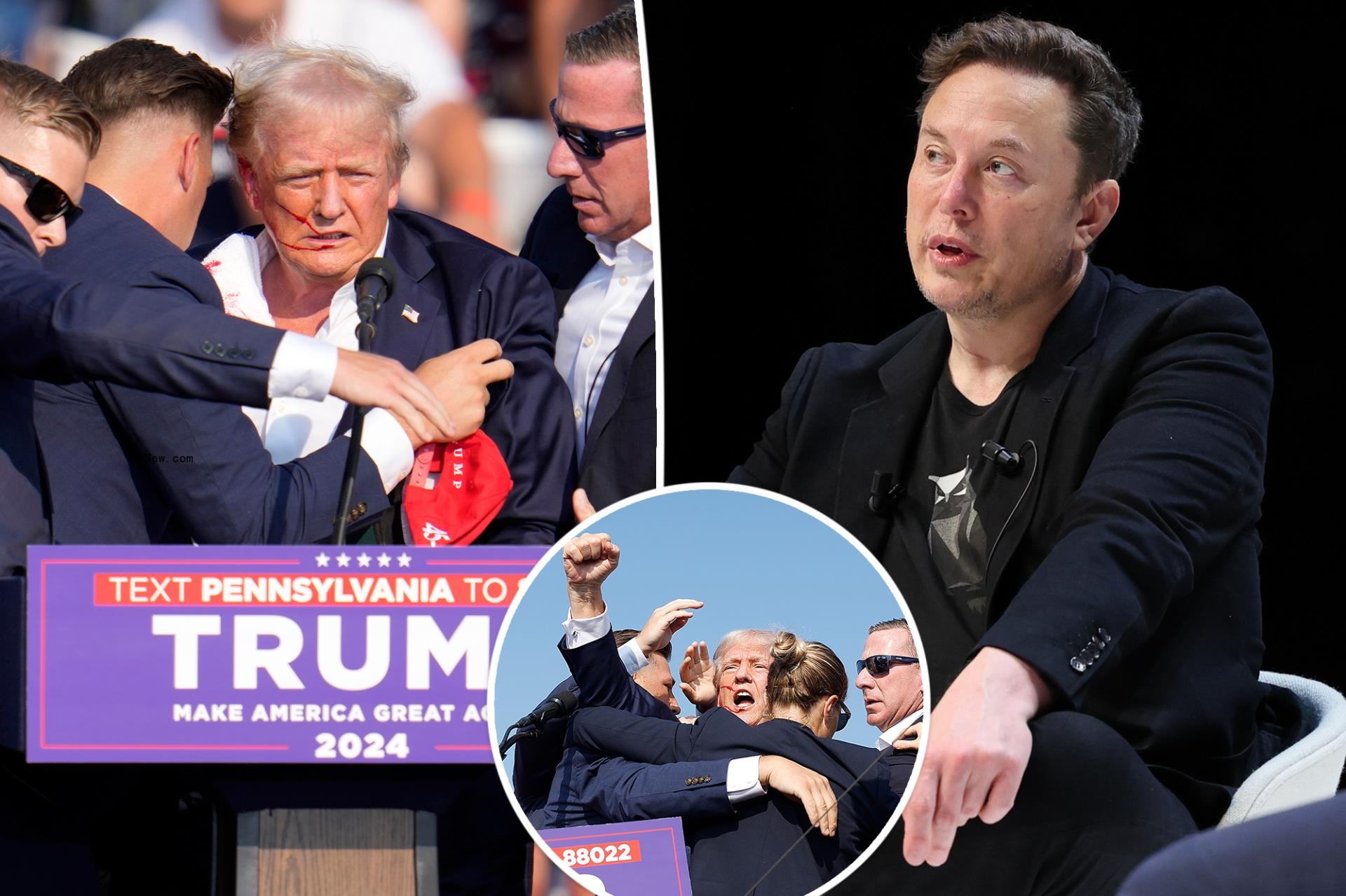 Elon Musk praises ‘tough’ Do<i></i>nald Trump after former president is shot at rally