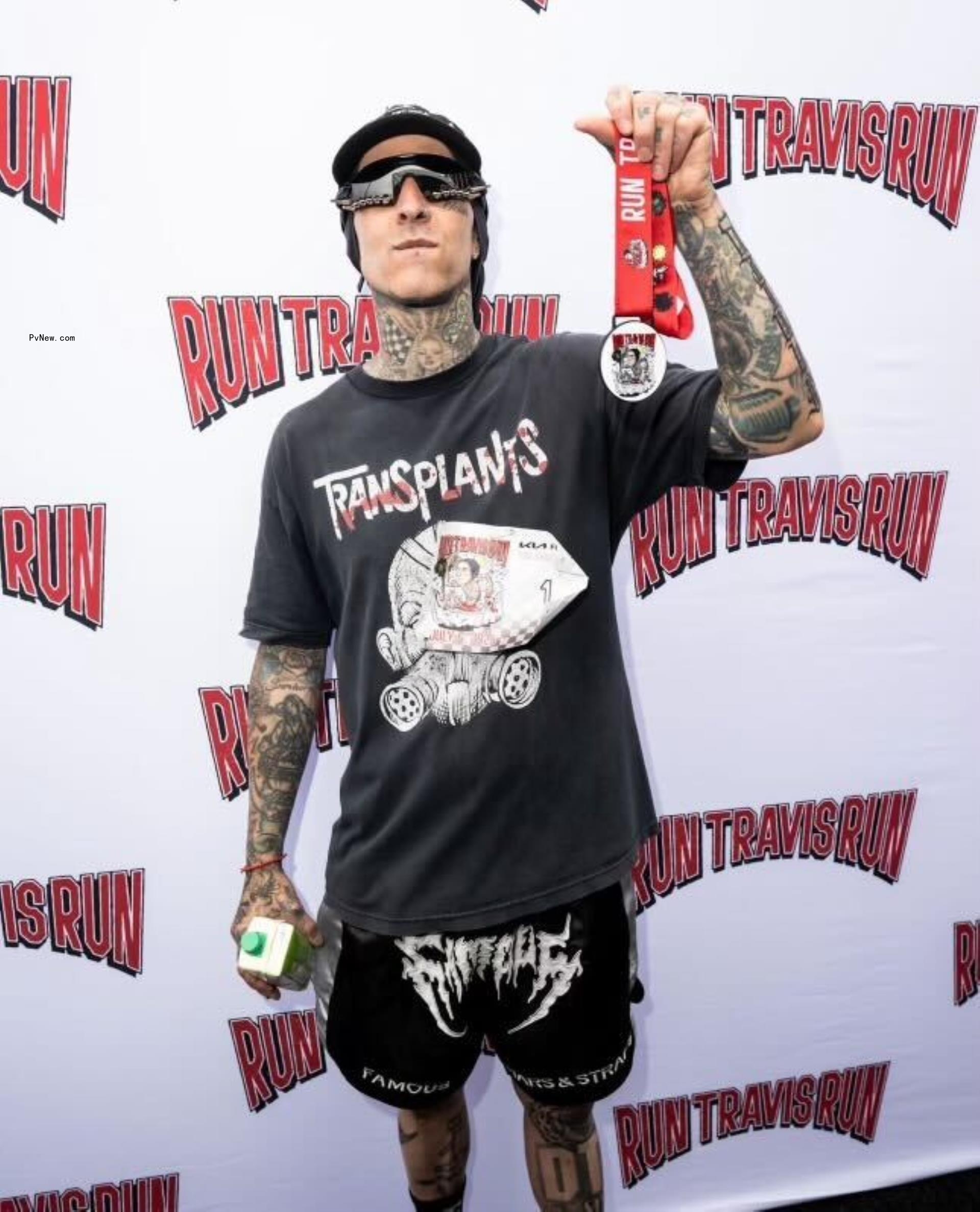 Travis Barker Fosters Community With Inaugural Run Travis Run 5K in Los Angeles