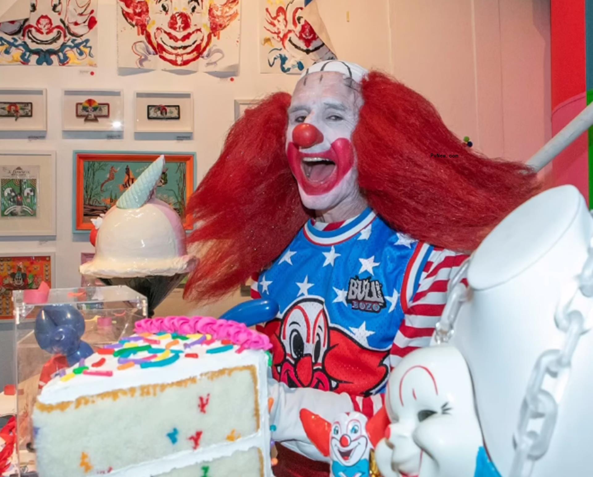 David Arquette as Bozo the Clown.