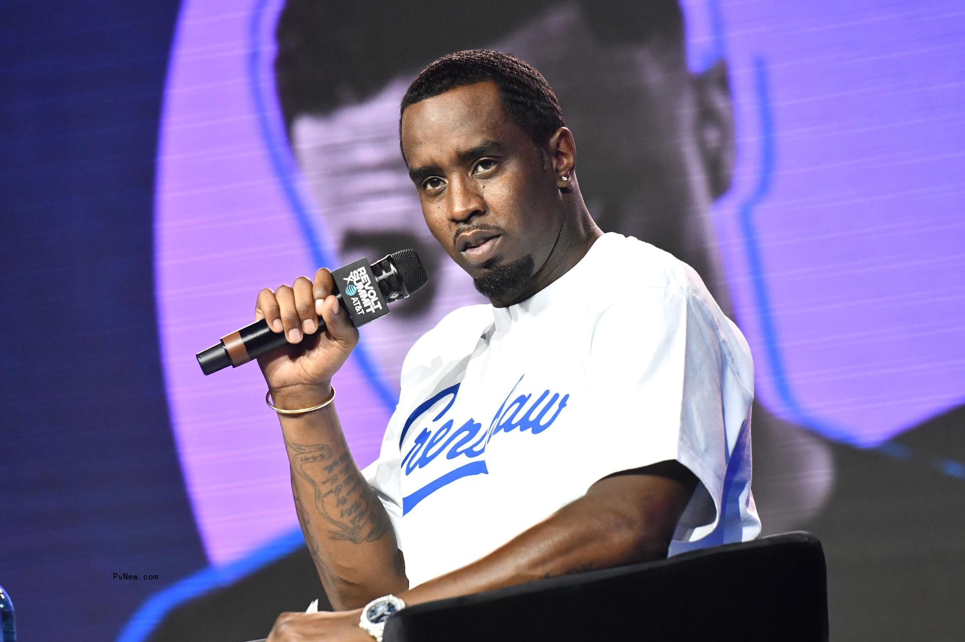 Diddy on stage