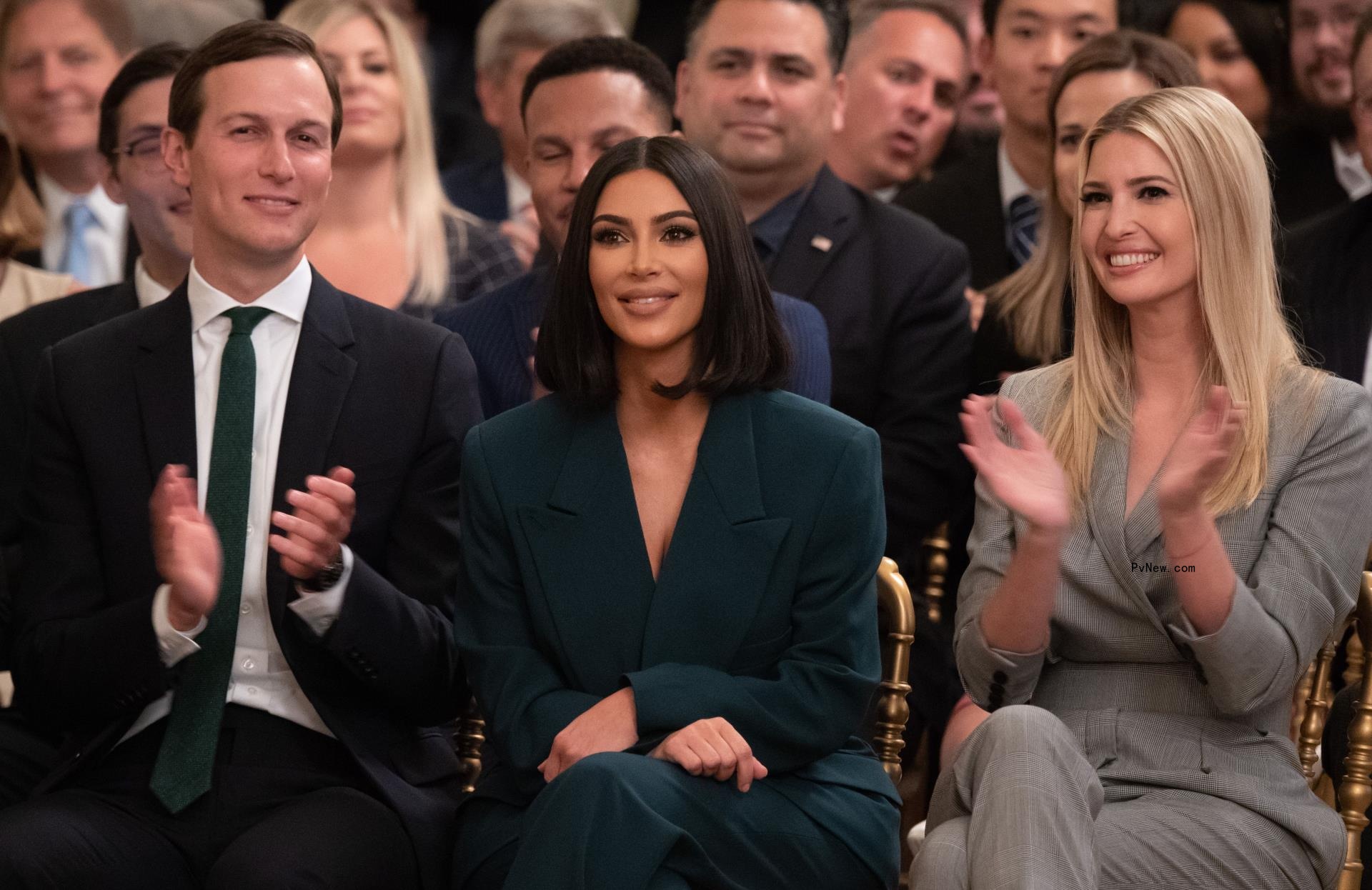 Jared Kushner, Kim Kardashian and Ivanka Trump