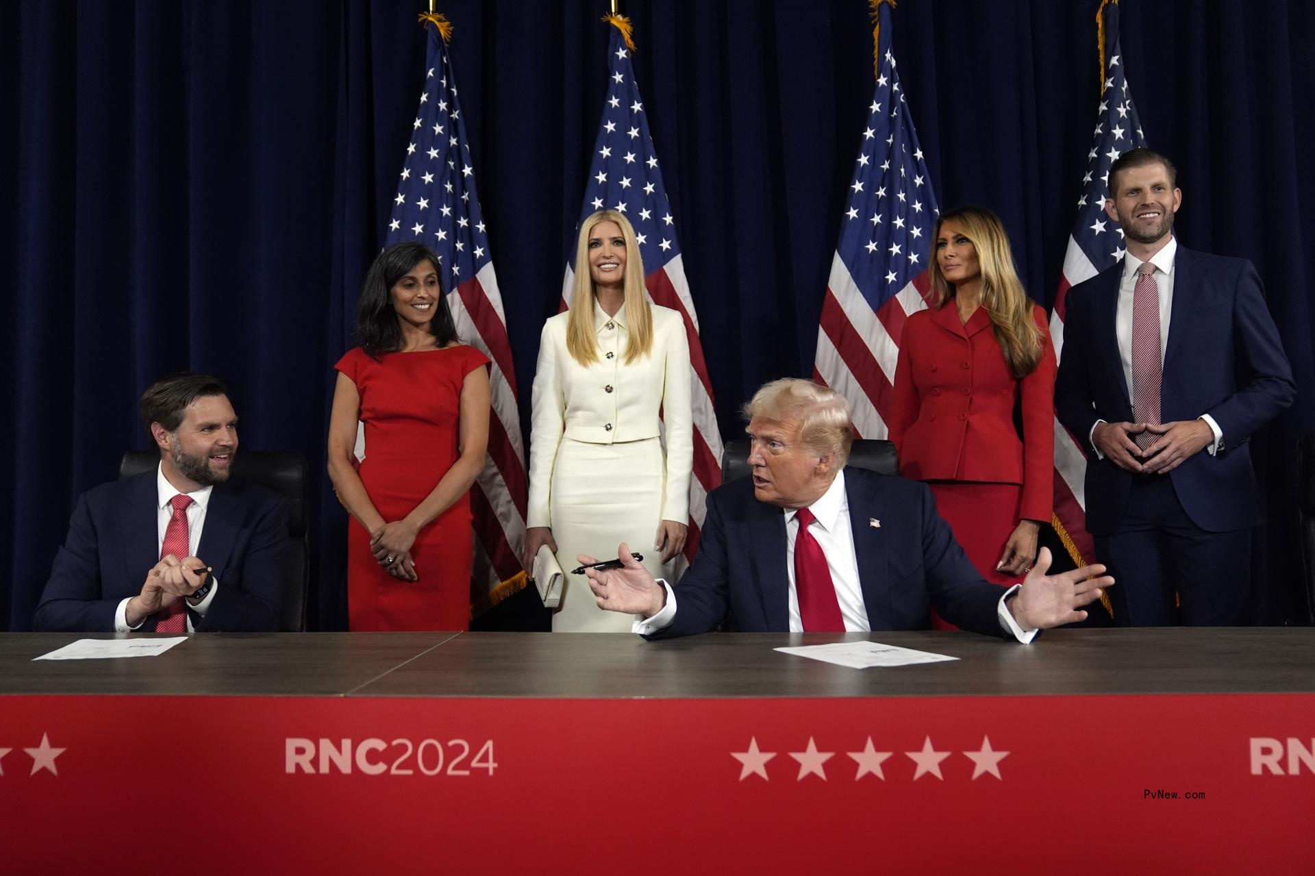 As Usha Chilukuri Vance, Ivanka Trump former first lady Melania Trump