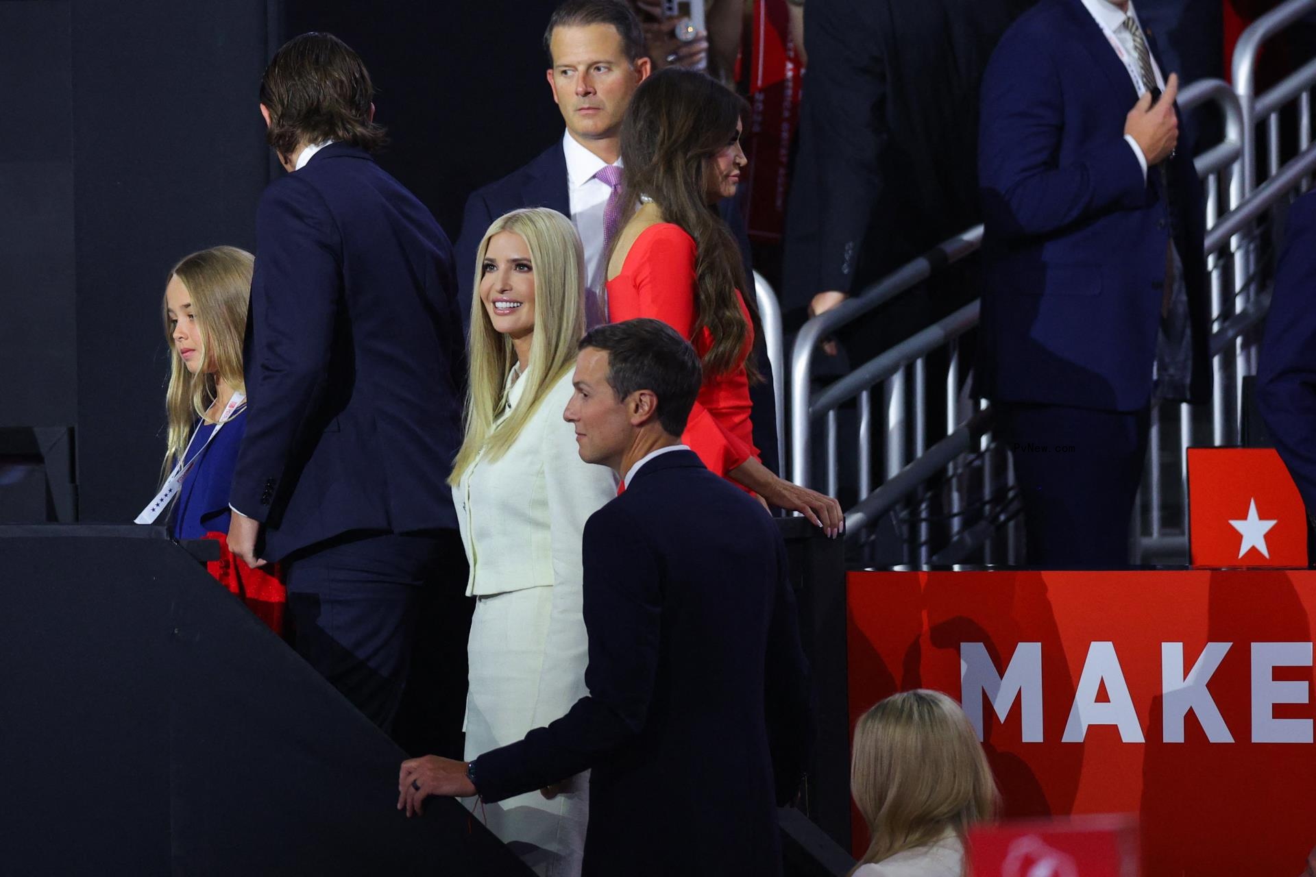 Ivanka Trump, Jared Kushner and Kimberly Guilfoyle