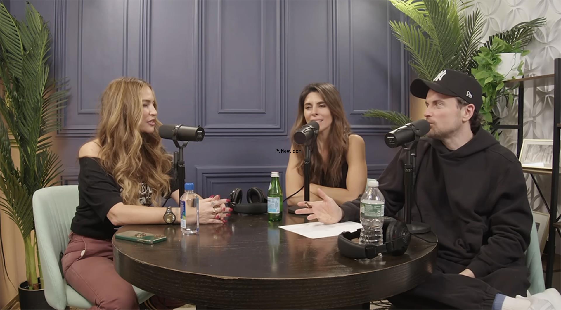 Drea de Matteo on a podcast