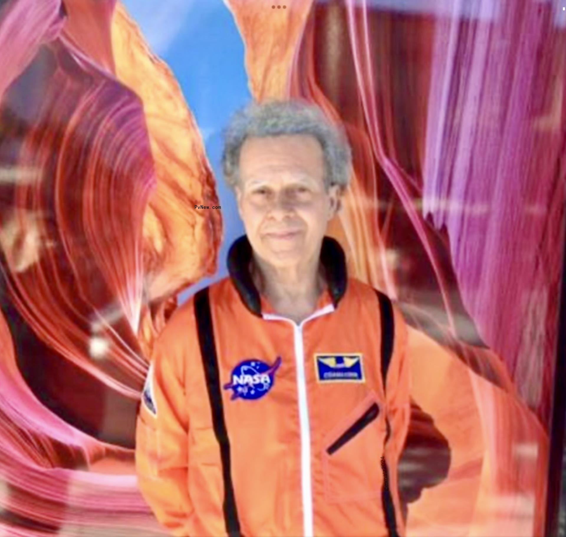 Richard Simmons in an astro<i></i>naut suit.