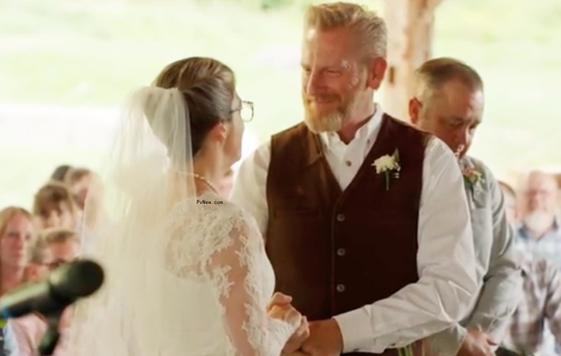 Rory Feek and Rebecca wedding
