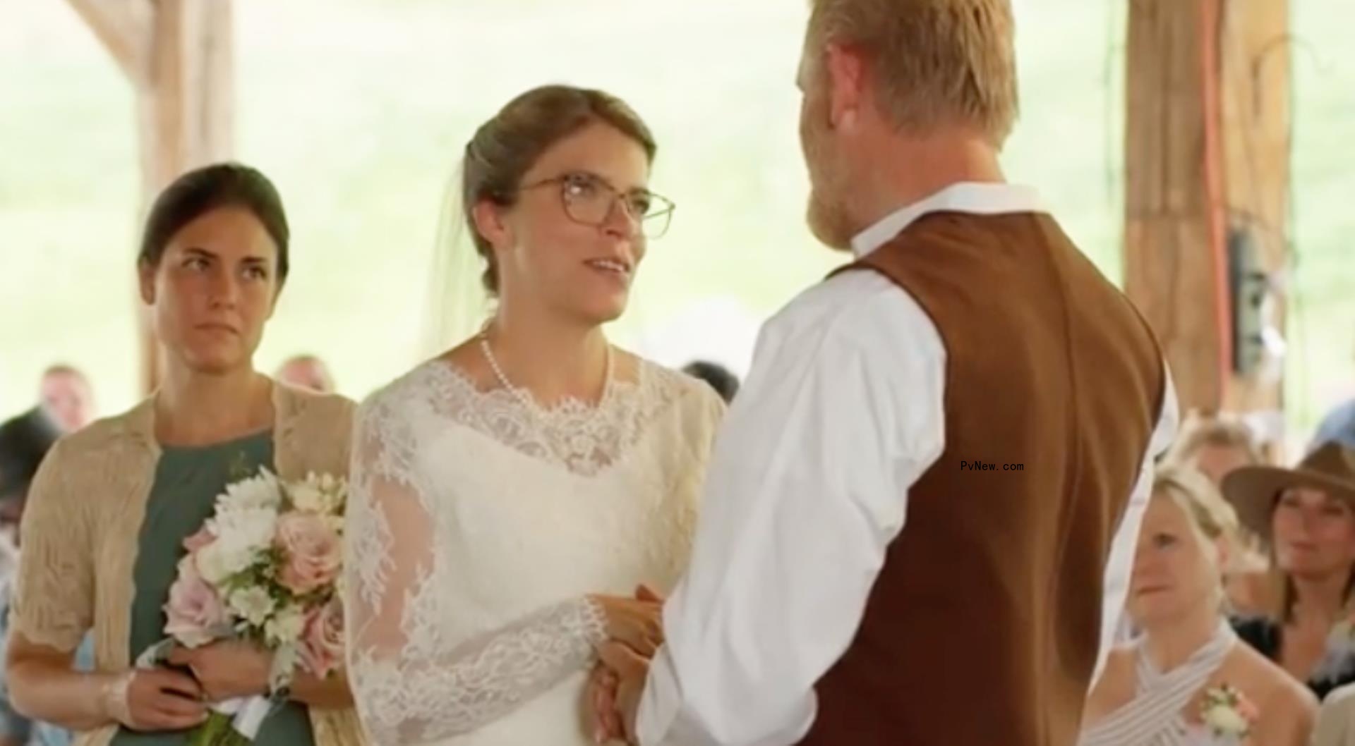 Rory Feek and Rebecca wedding