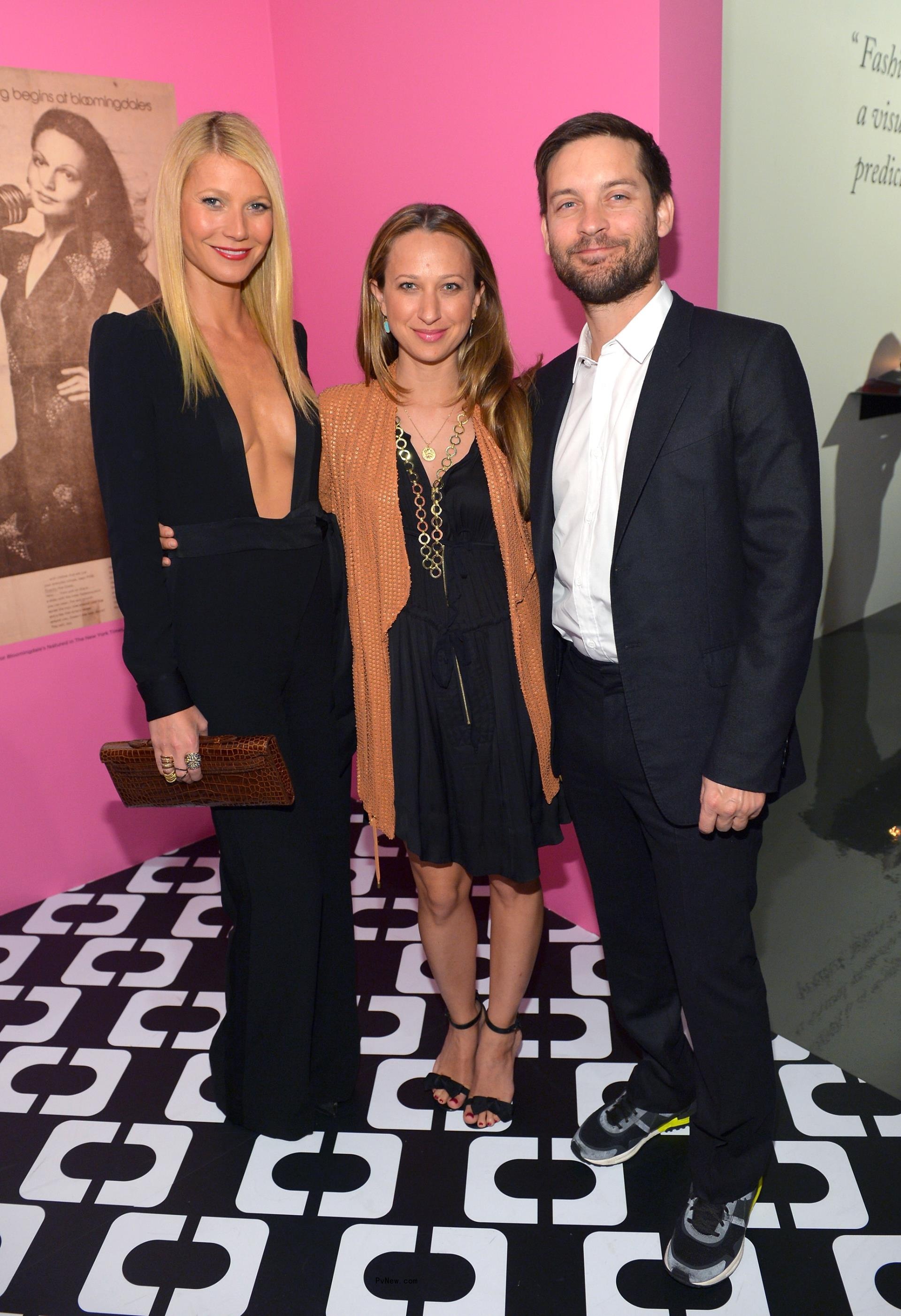 Gwyneth Paltrow, Jennifer Meyer and Tobey Maguire