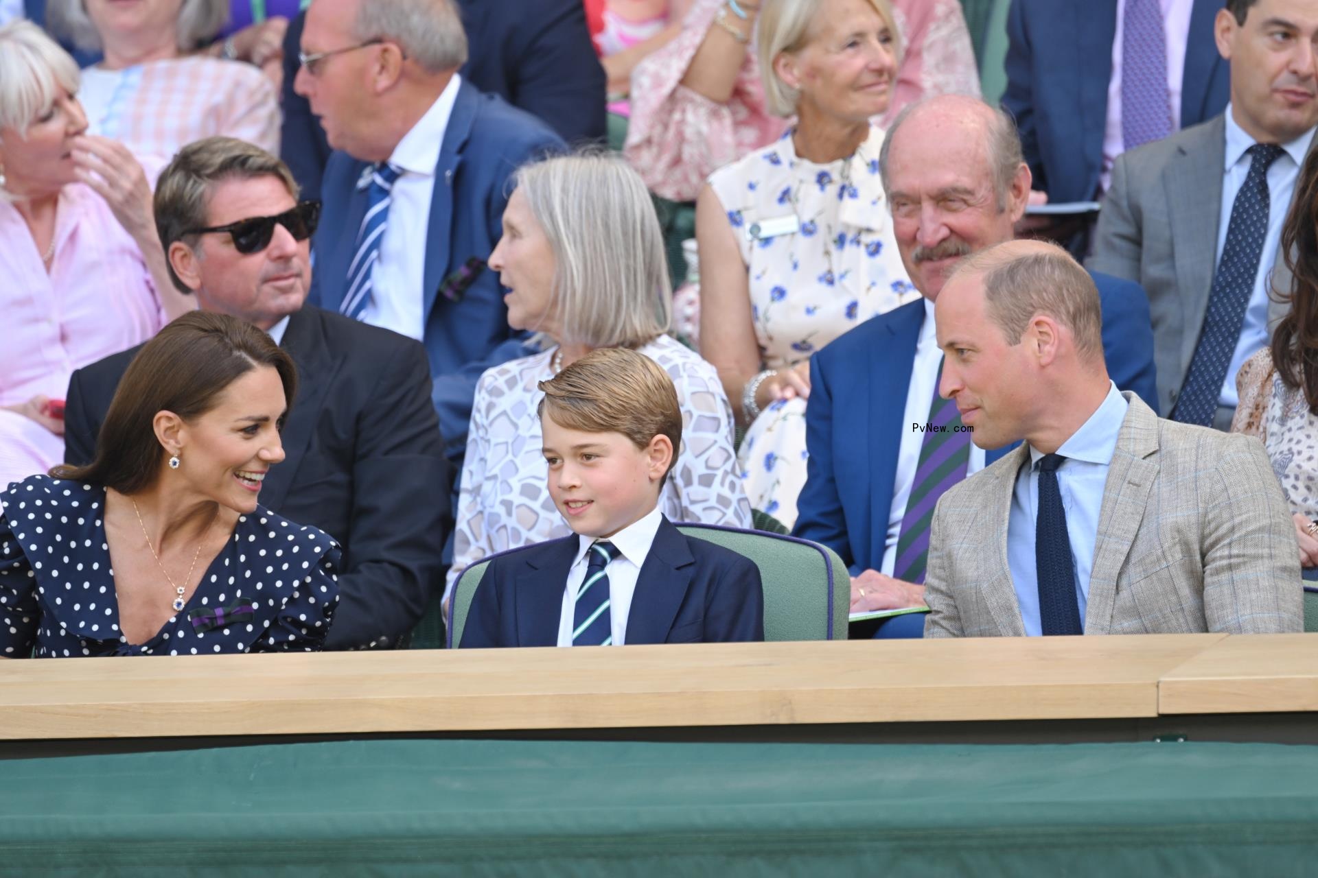Kate Middleton, Prince William and Prince George