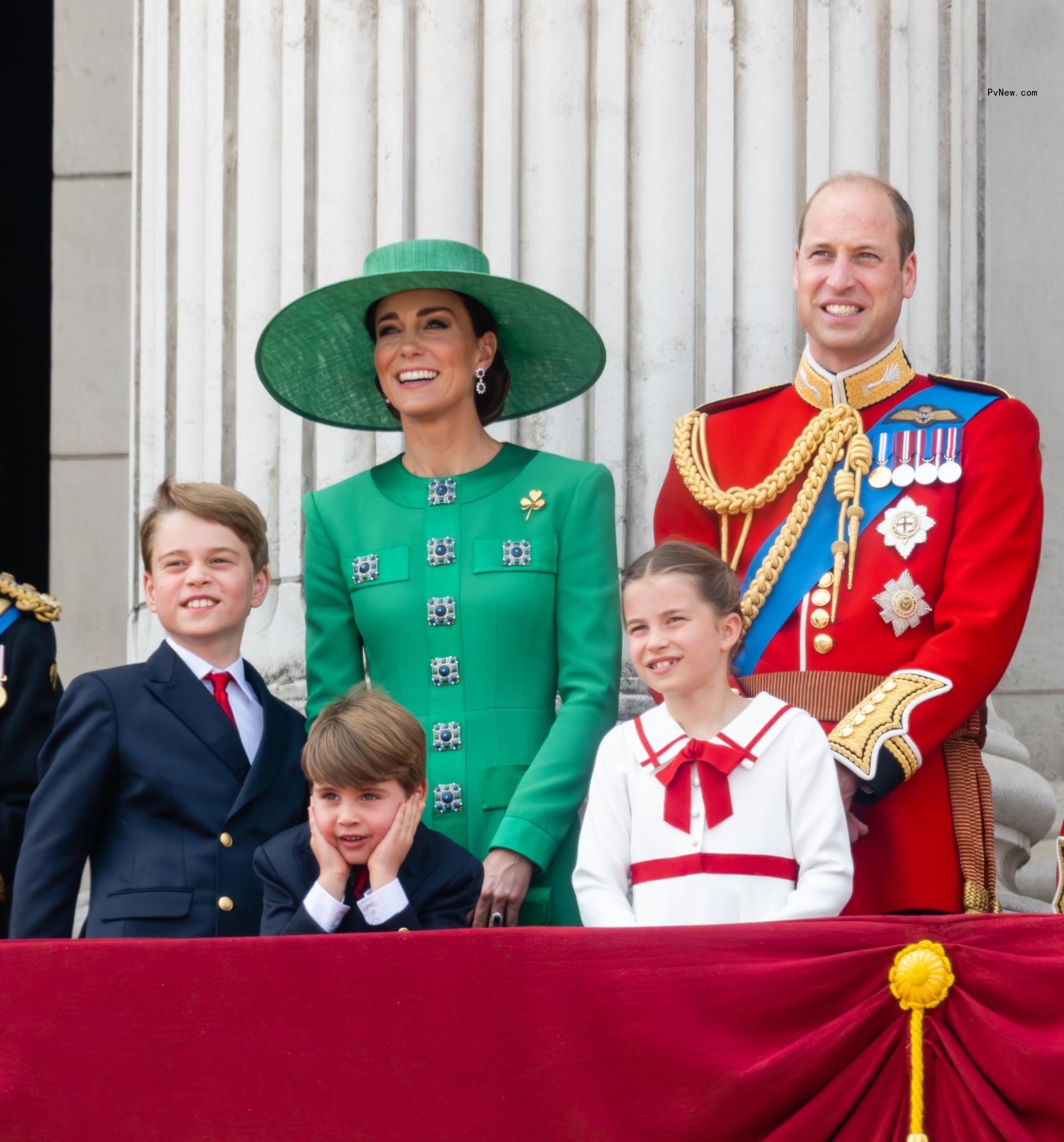Kate Middleton, Prince William, Prince George, Princess Charlotte and Prince Louis