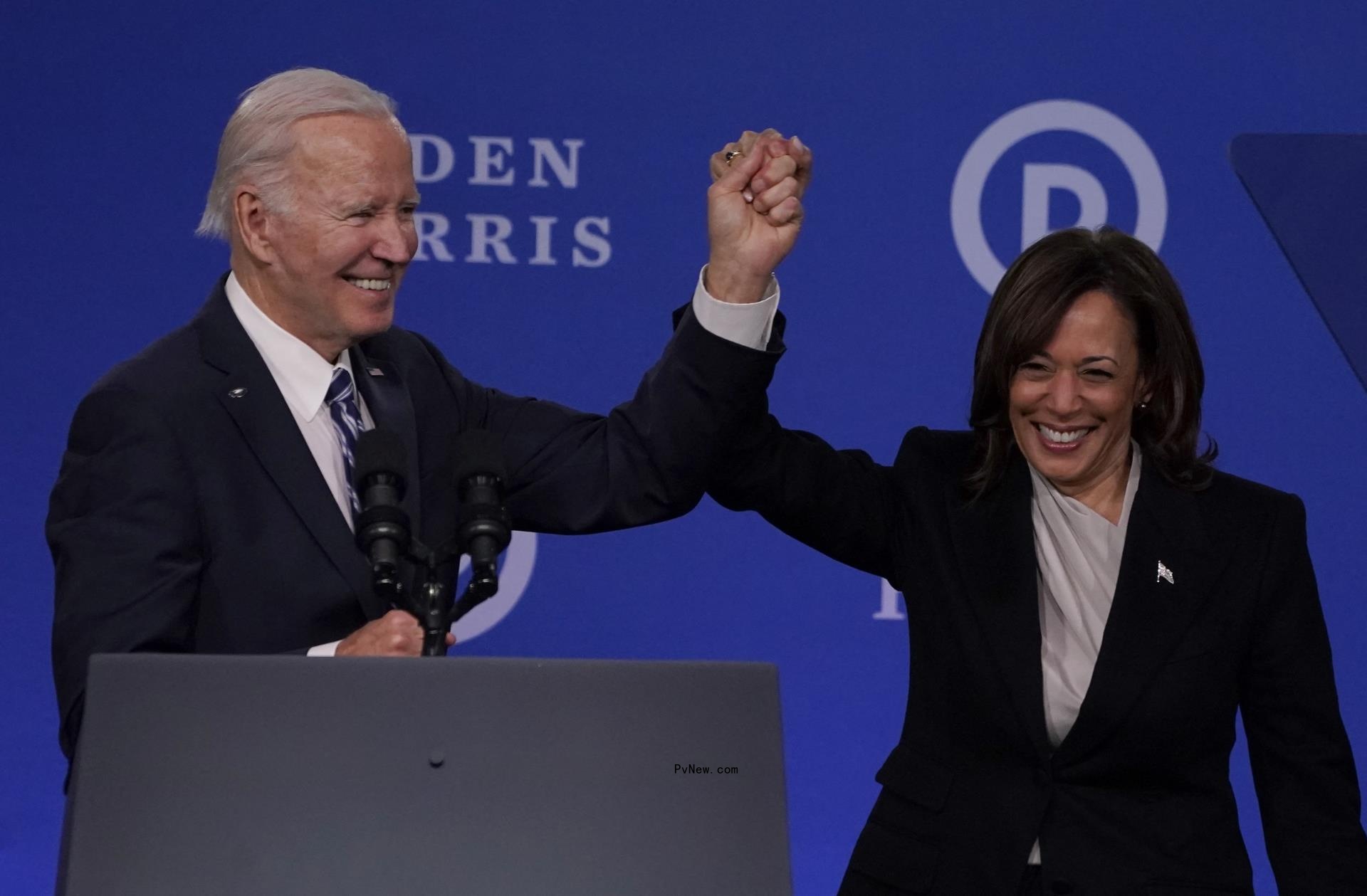 Vice President Kamala Harris and President Joe Biden 