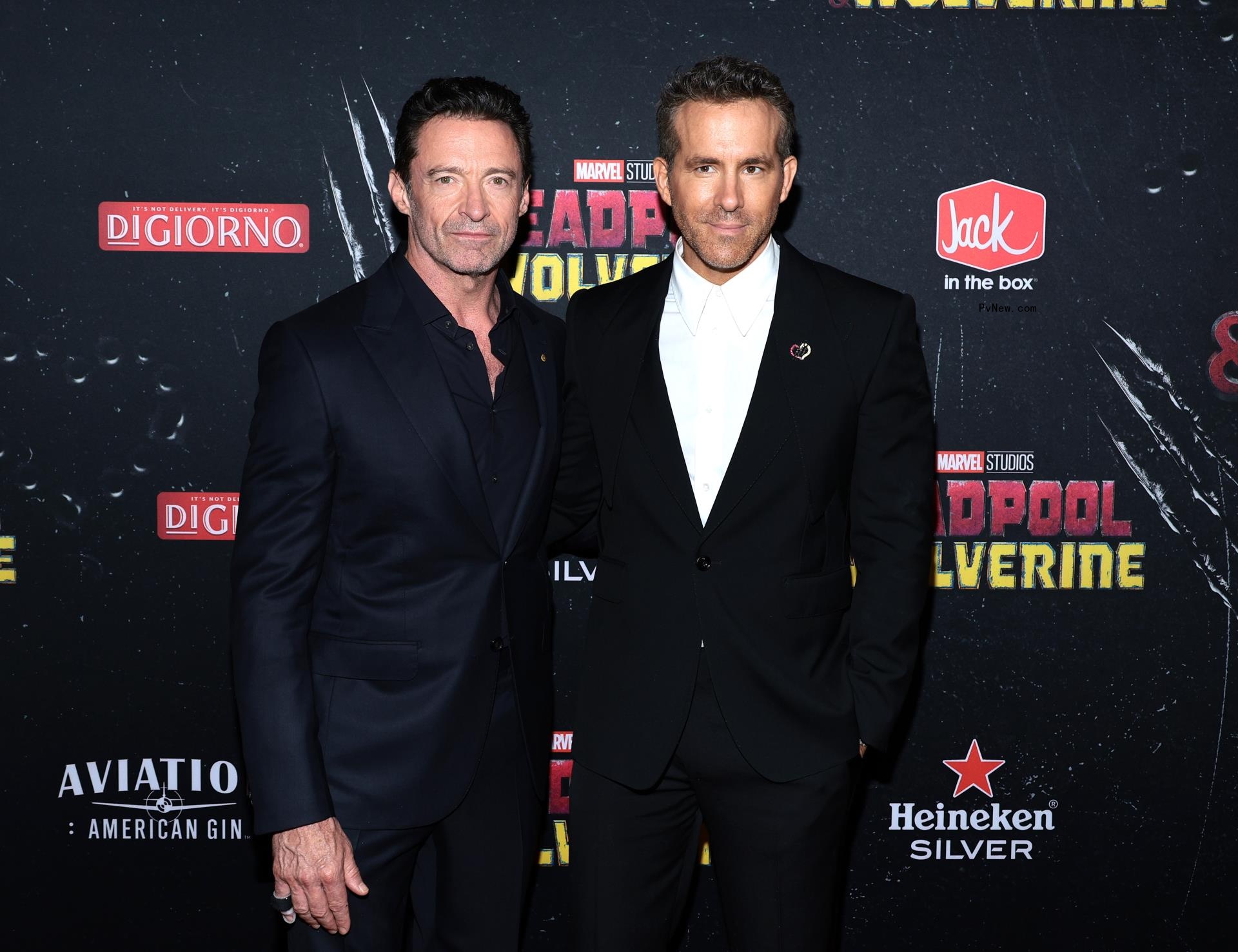 Hugh Jackman and Ryan Reynolds 