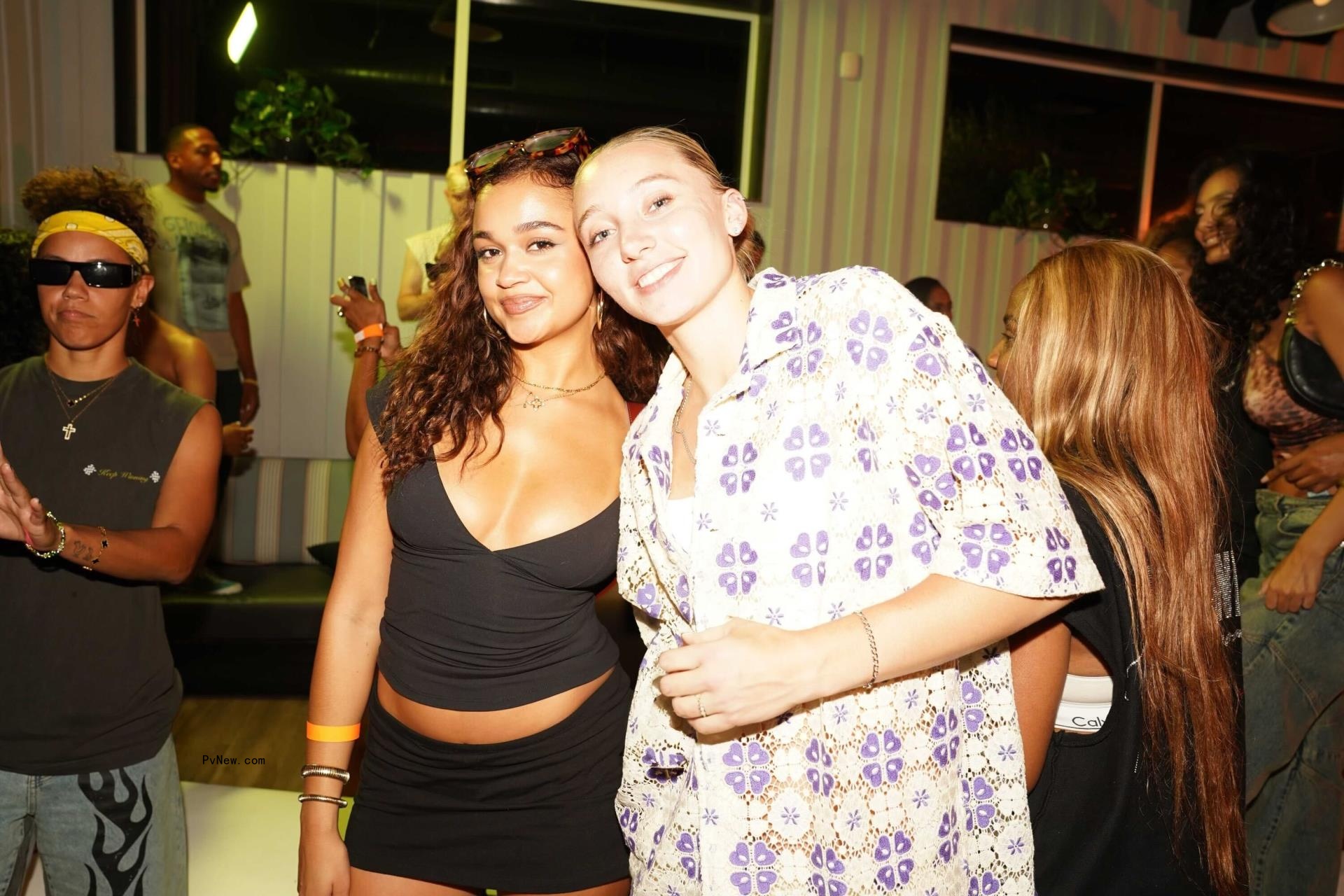 Photo of Madison Bailey and Paige Bueckers at North Italia for WNBA All-Star Weekend