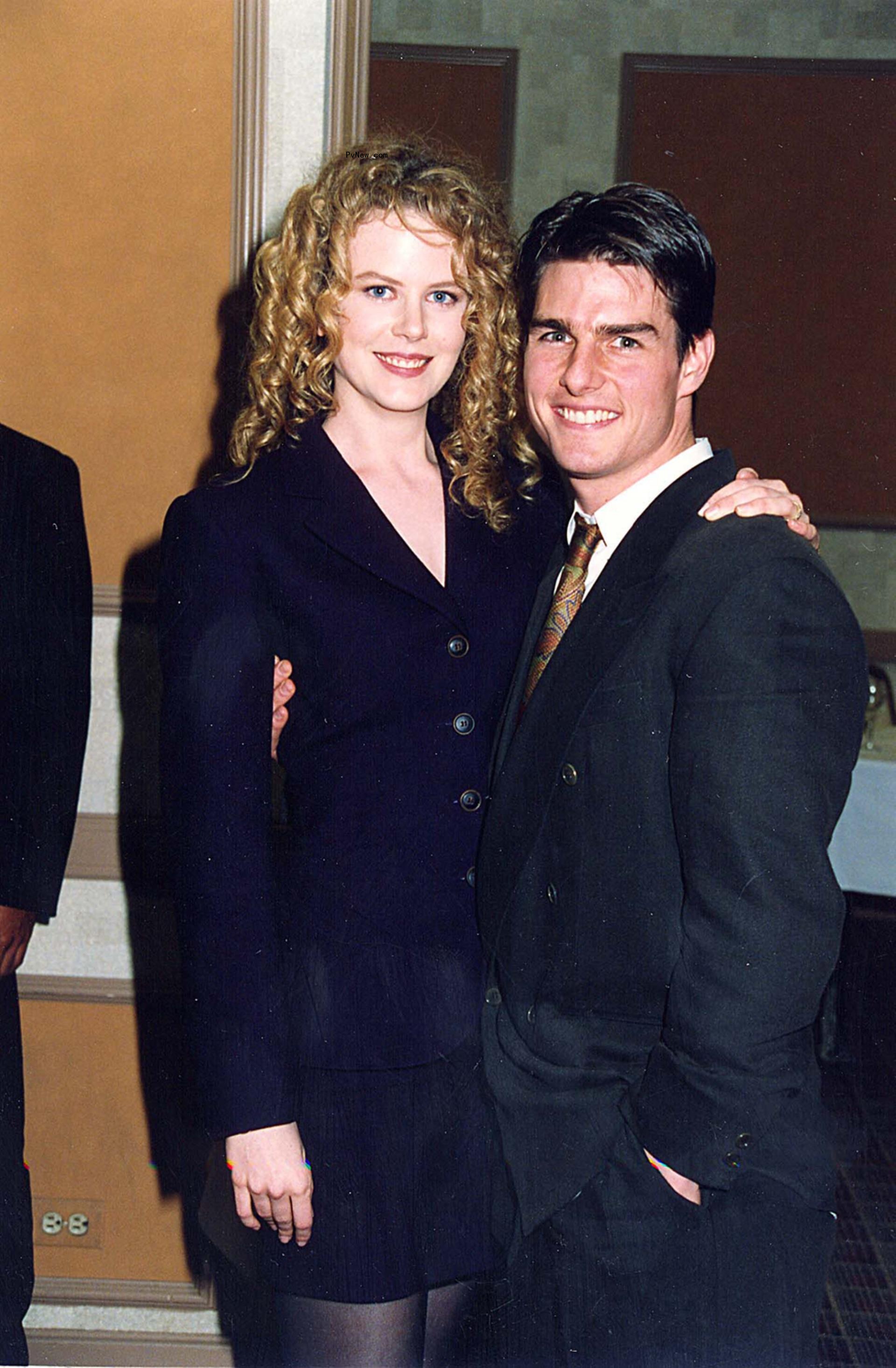 Nicole Kidman and Tom Cruise in a throwback photo. 
