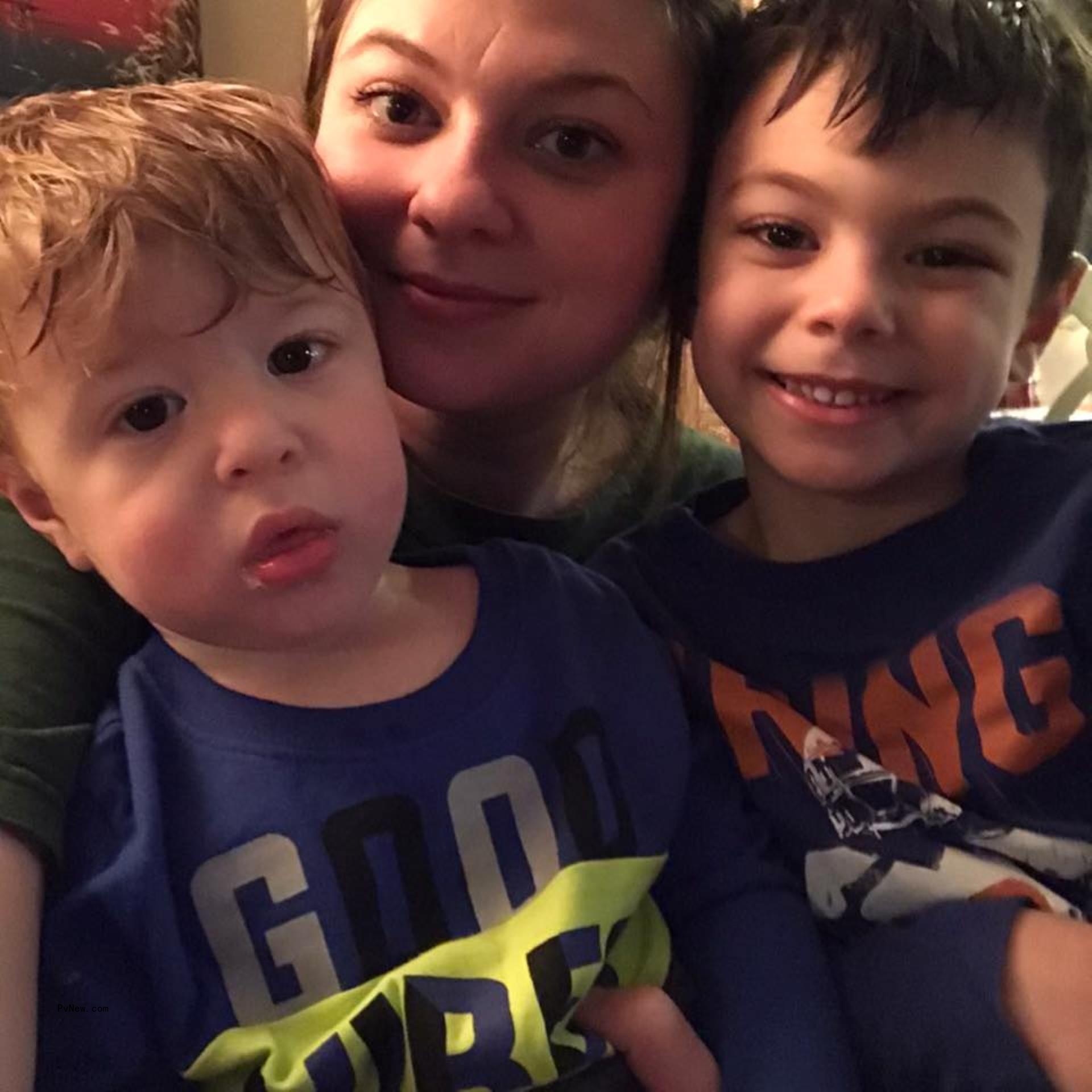 Autumn Crittendon and her sons