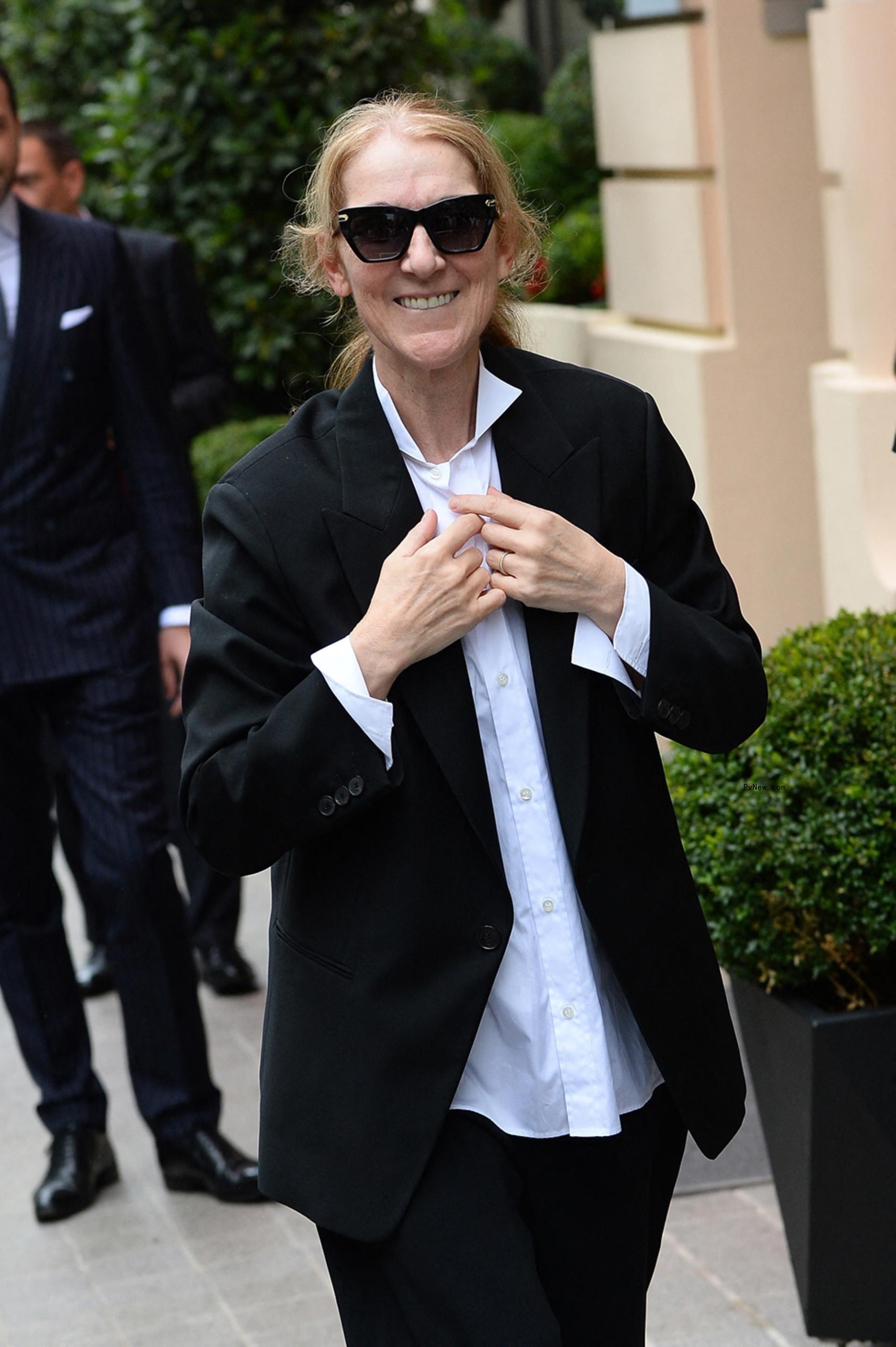 Celine Dion in Paris.
