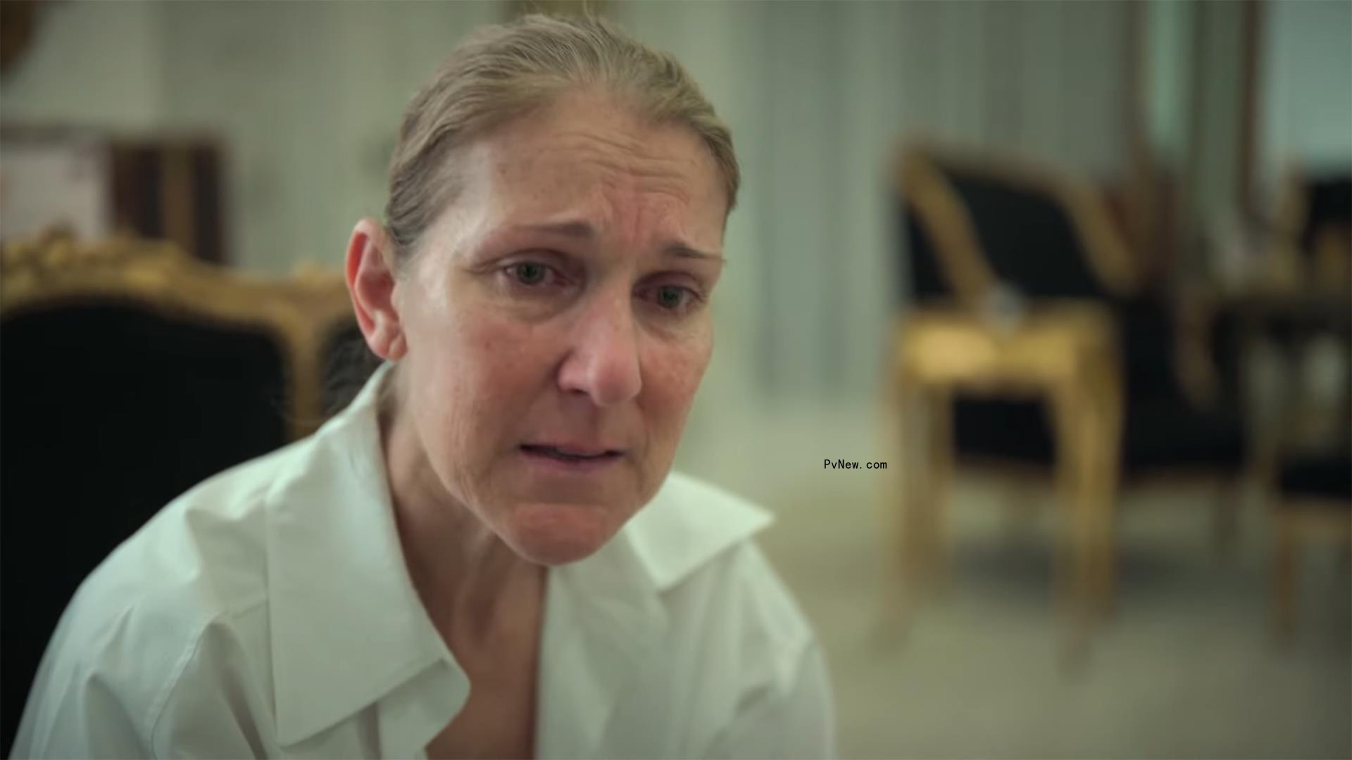 Celine Dion crying.