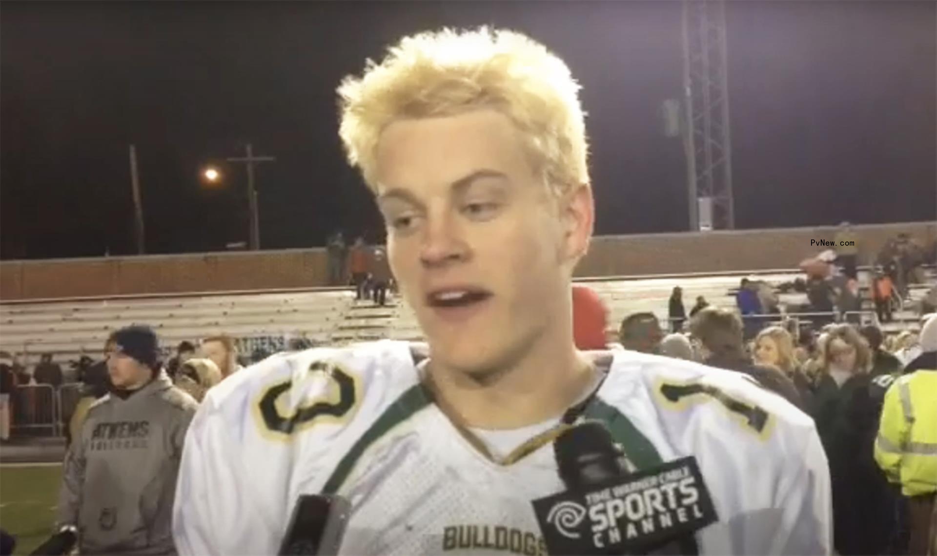 Joe Burrow in high school
