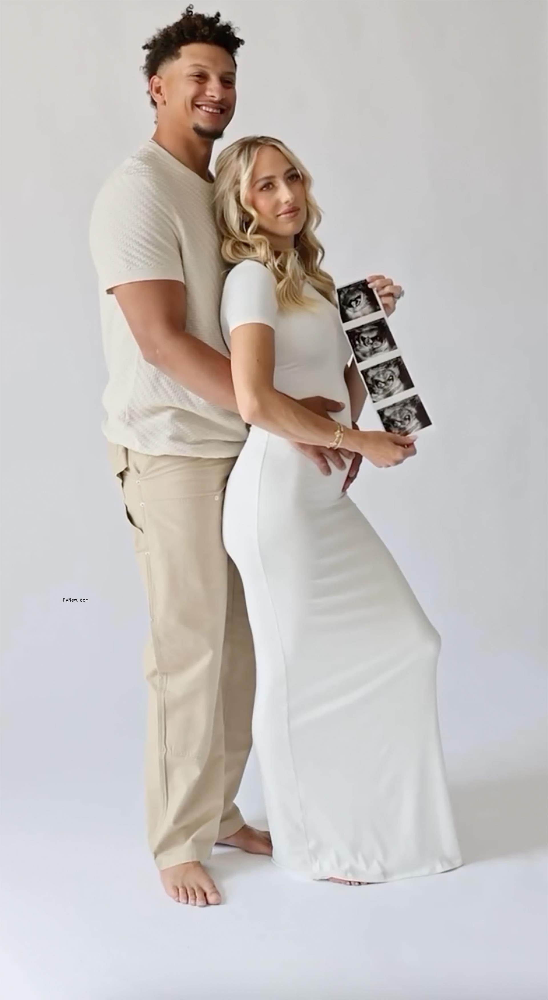 Brittany Mahomes and Patrick Mahomes