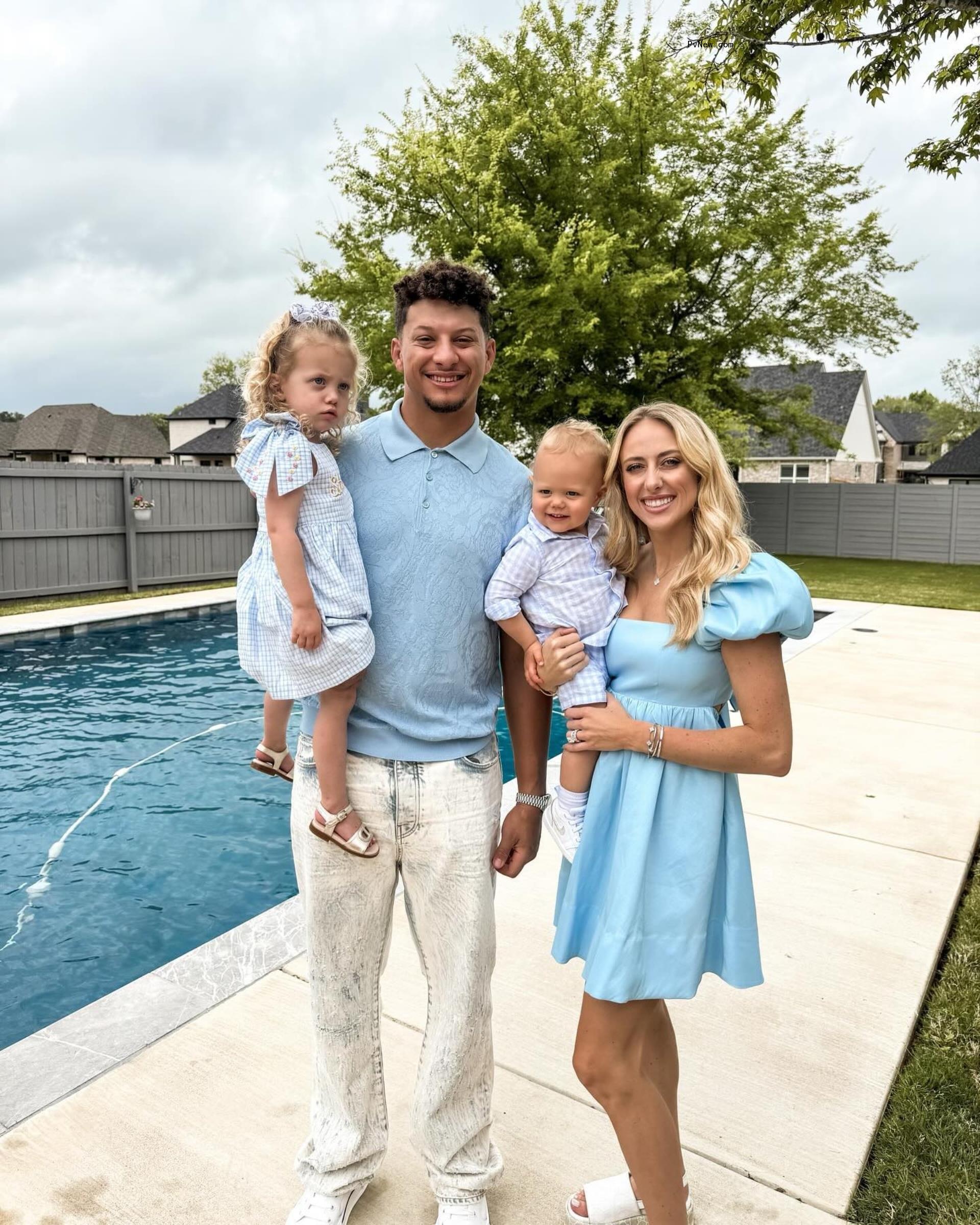 Brittany Mahomes, Patrick Mahomes and kids