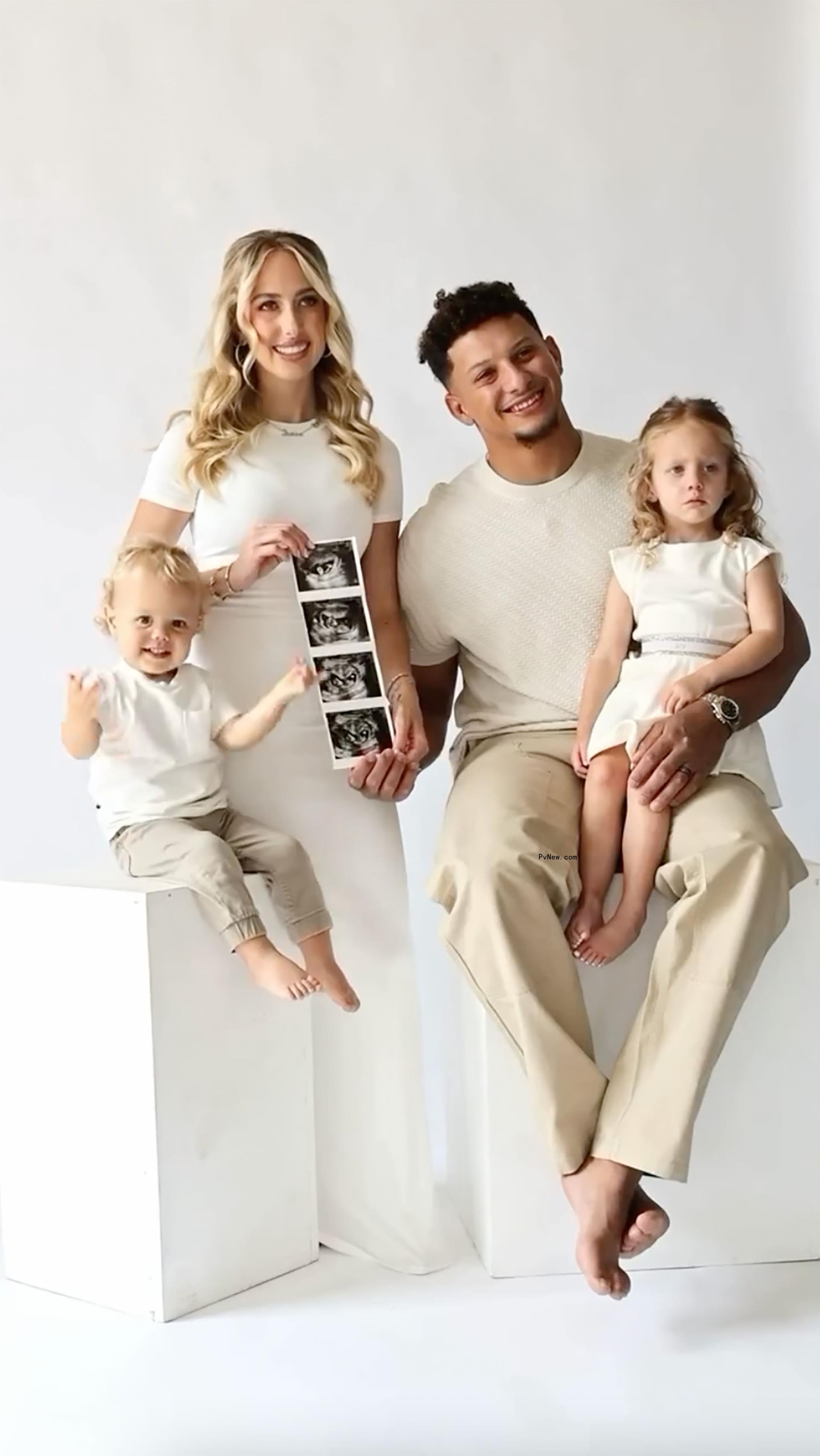 Brittany Mahomes, Patrick Mahomes and kids