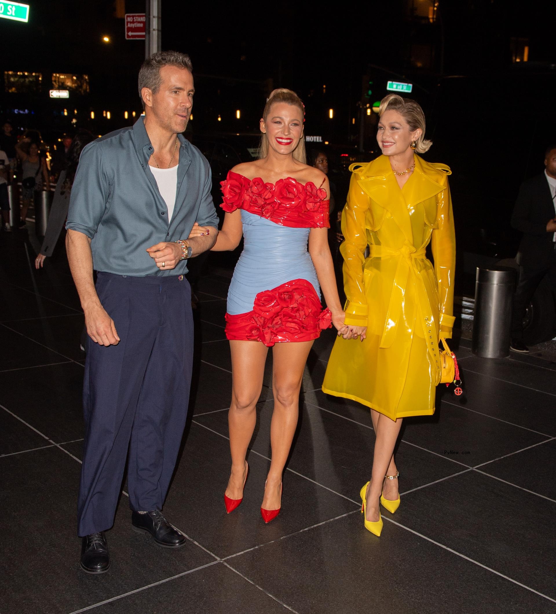 Ryan Reynolds, Blake Lively, Gigi Hadid