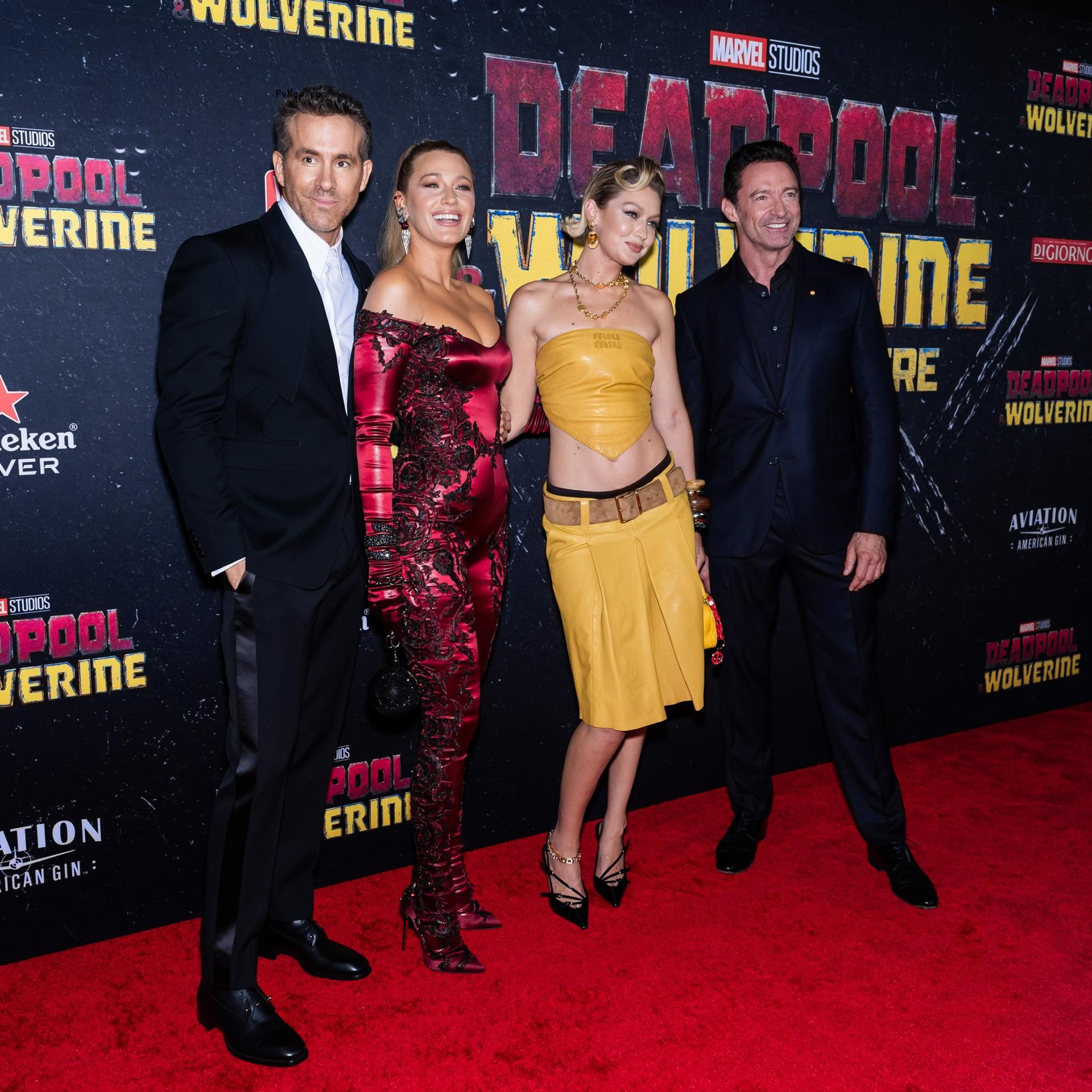 Ryan Reynolds, Blake Lively, Gigi Hadid, Hugh Jackman