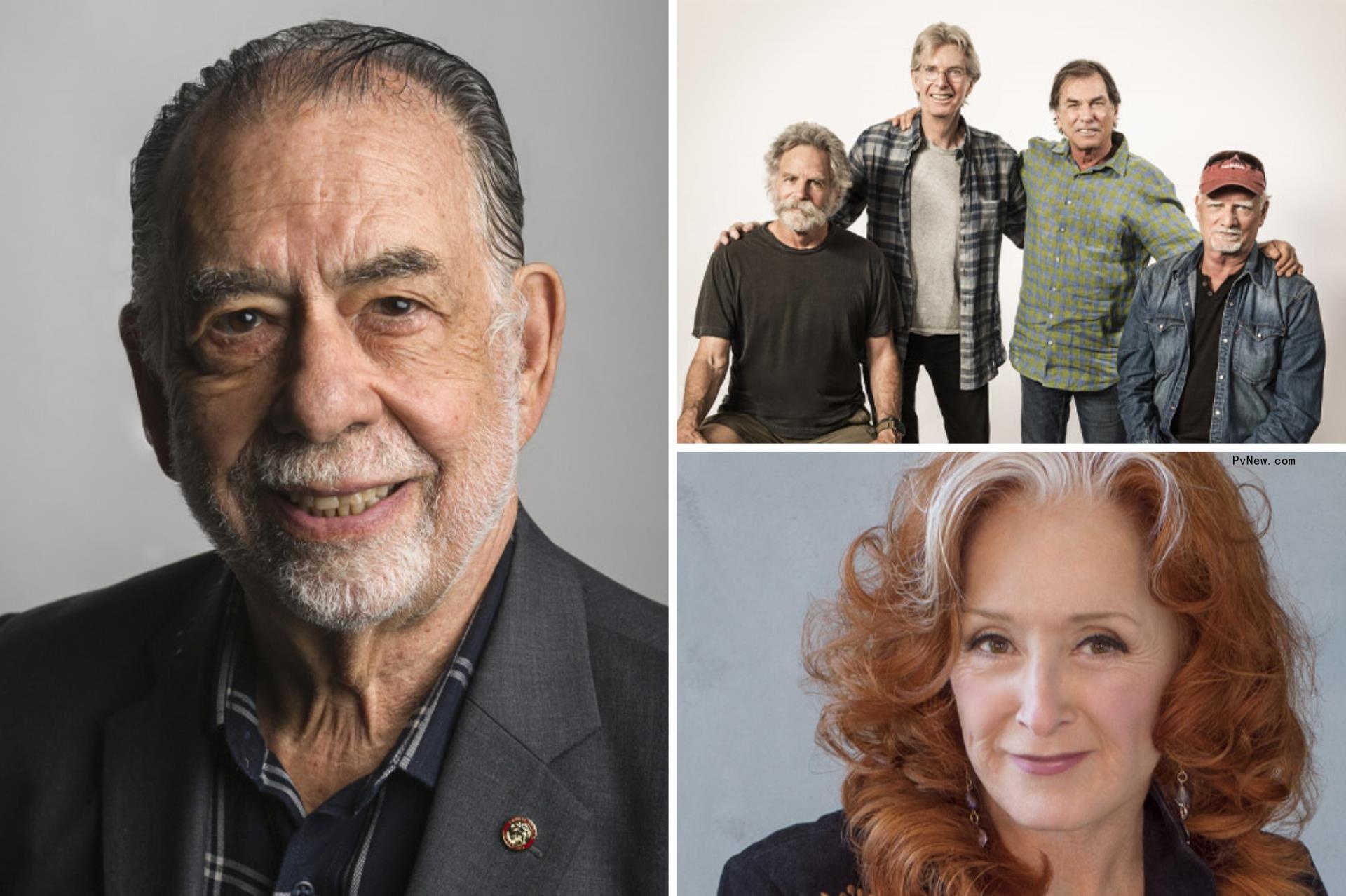Francis Ford Coppola, Grateful Dead, Bo<i></i>nnie Raitt and More to Receive Kennedy Center Honors